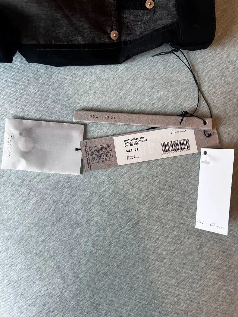 Rick Owens Rick Owens 24ss Bolan Bootcut Denim. Size US 32 / EU 48 - 4 Thumbnail