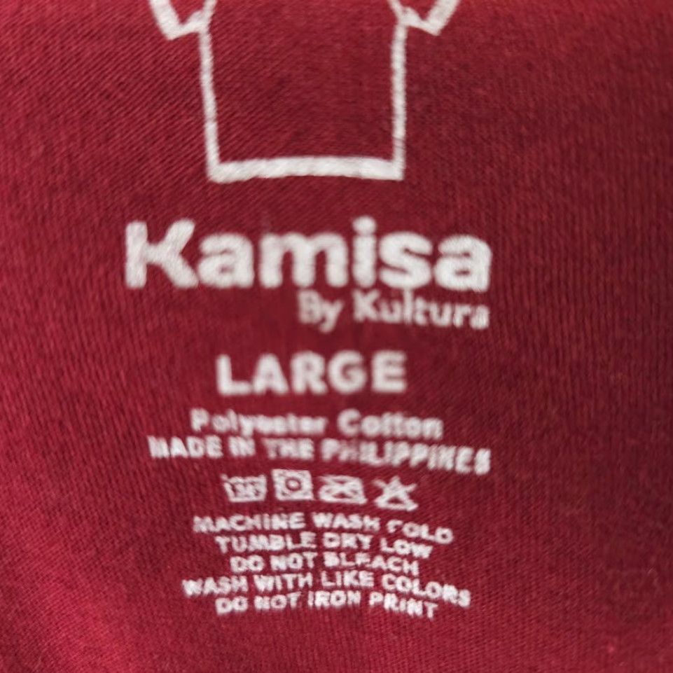 Vintage Kamisa Philippines Jeepney T Shirt Mens Medium Red Travel Destination Tee Size US M / EU 48-50 / 2 - 5 Thumbnail