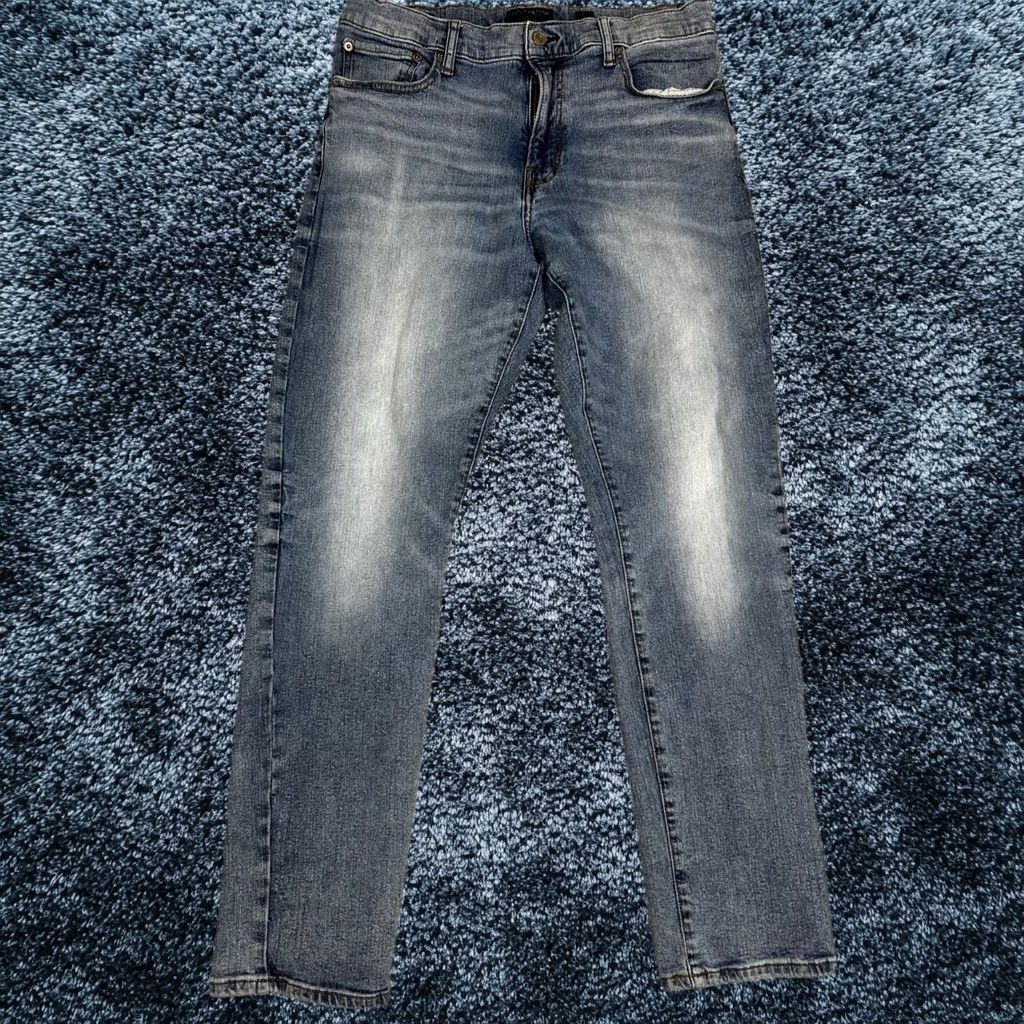 Lucky Brand Jeans Mens 33 Blue Straight Leg Denim Medium Wash 412, Men's