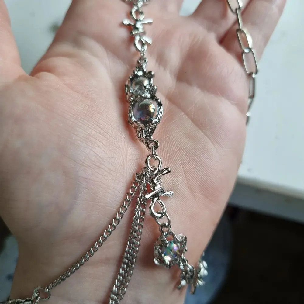 Other Barb wire Silver Color Pendant Necklace Size ONE SIZE - 4 Thumbnail