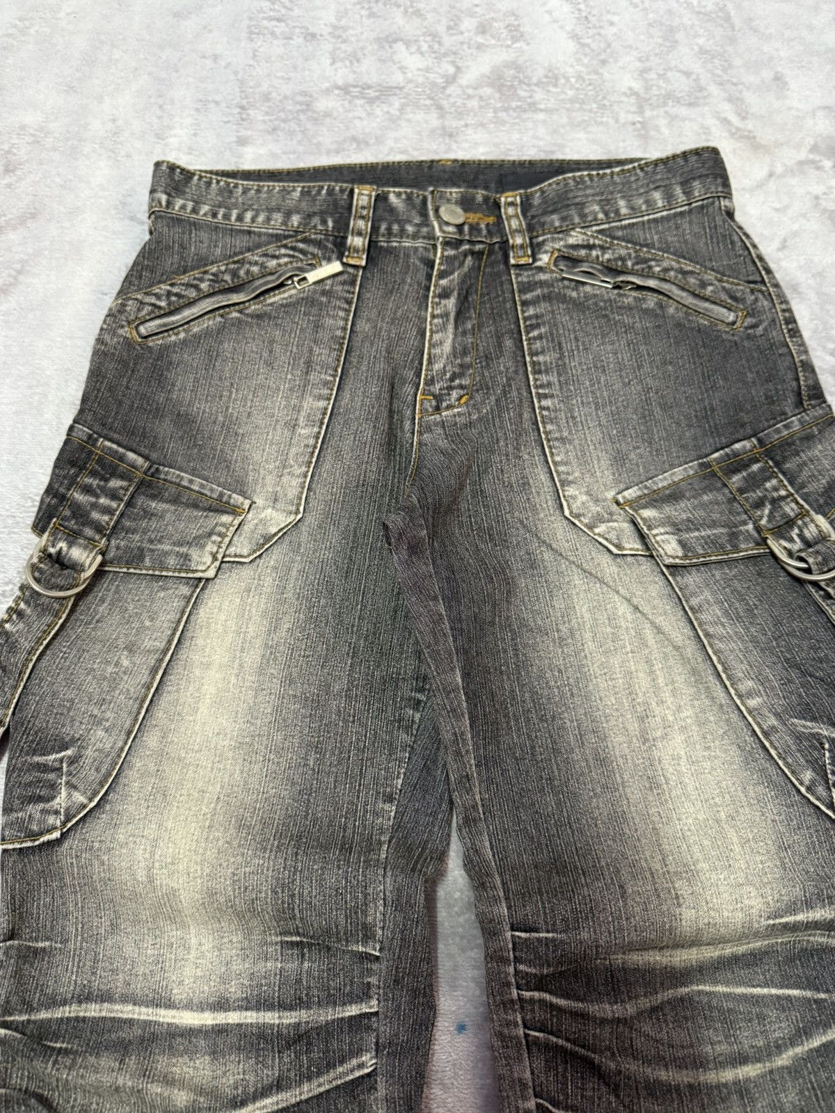 Hysteric Glamour × Japanese Brand Blue Jam Japan Bondage Claw Mark Jeans Short Size 27" / US 4 / IT 40 - 3 Thumbnail