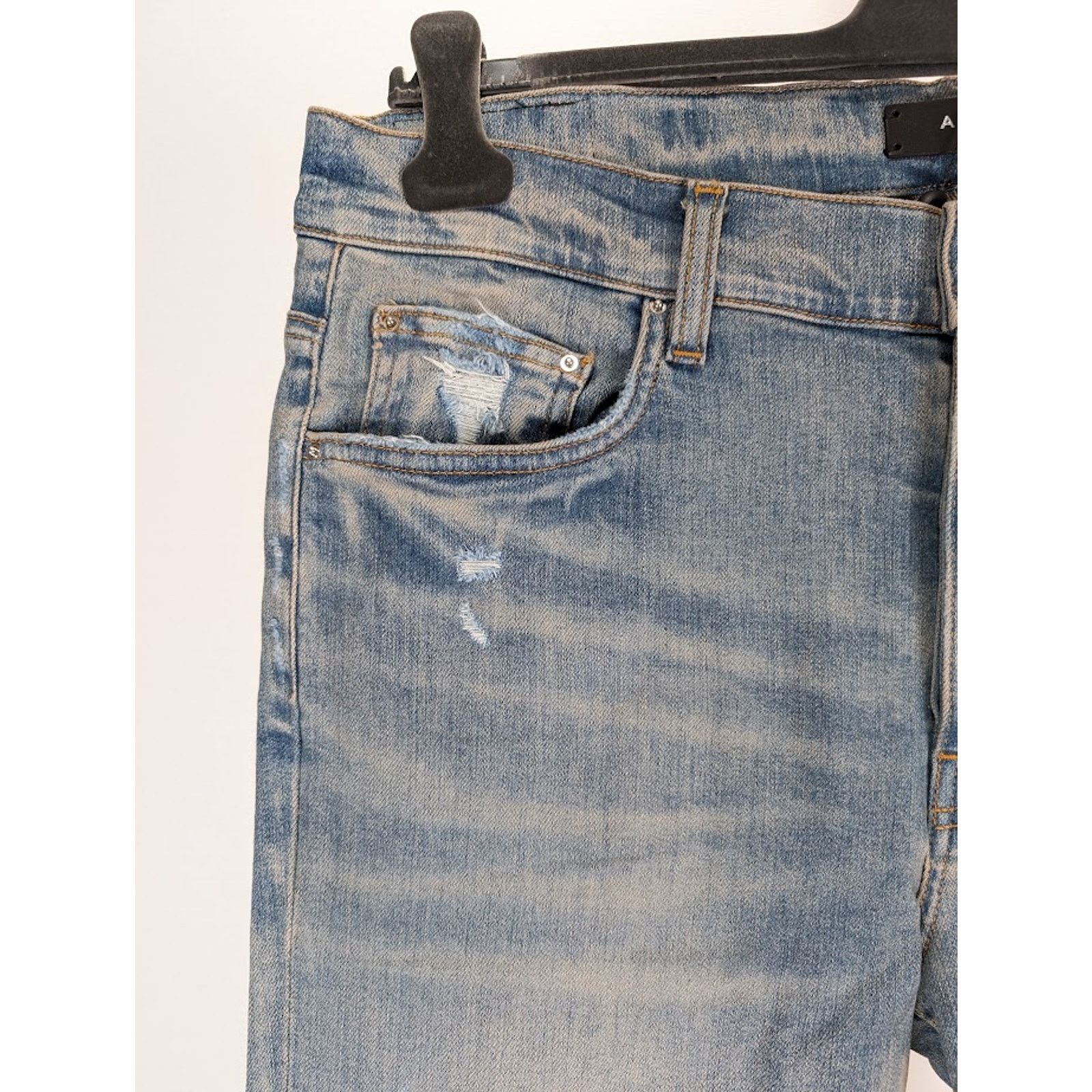 Amiri o1rshd1 Camo Bones Jeans in Clay Indigo Size US 29 - 7 Thumbnail