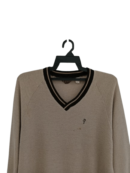Levi's Vintage Clothing Vintage 80s Levis Jumper Knitwear Style Size US L / EU 52-54 / 3 - 3 Thumbnail