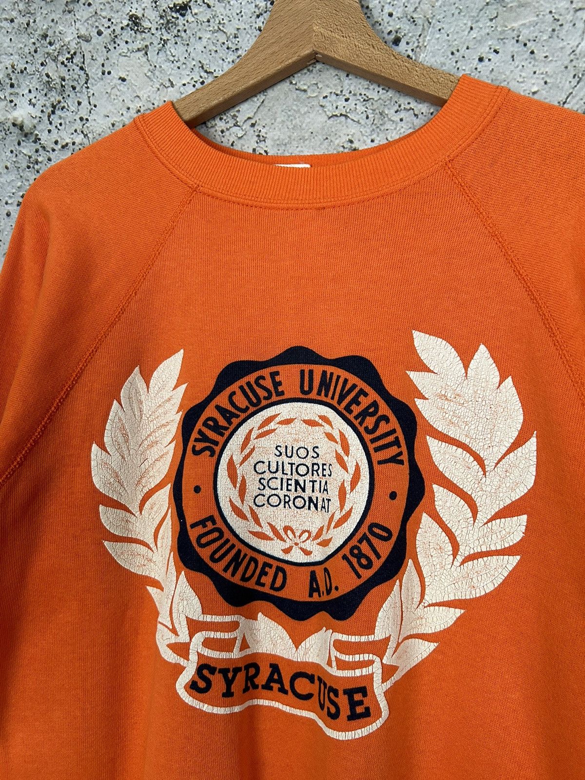 Vintage Syracuse University Crewneck 90s Rare Archival