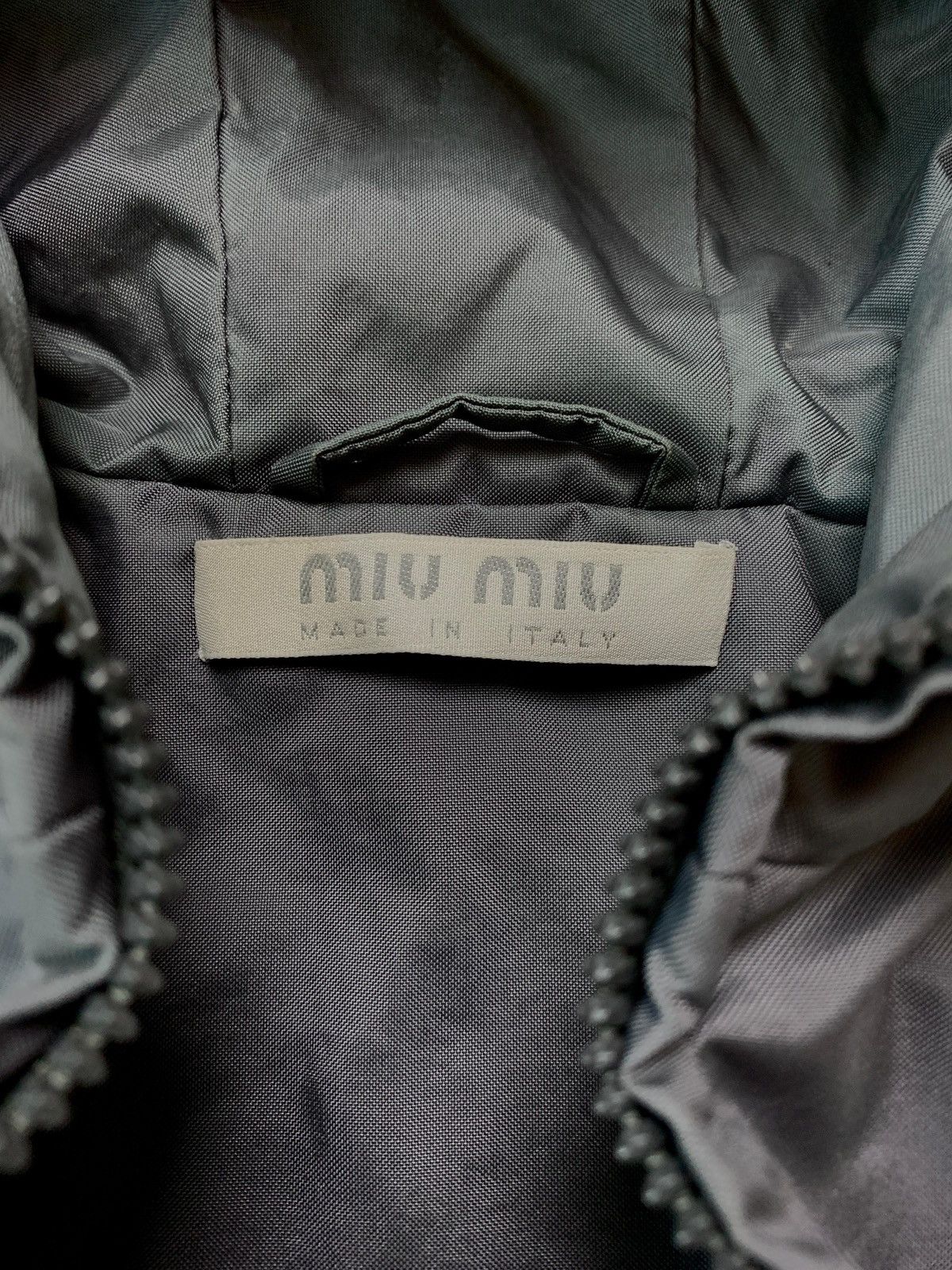 Miu Miu FREE TAX! 90s Nylon Reflective Jacket Size US S / EU 44-46 / 1 - 8 Thumbnail