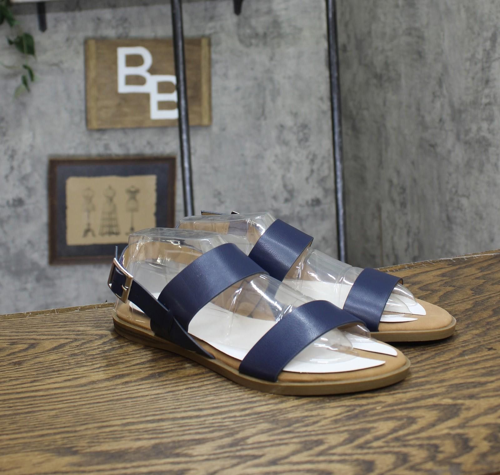 Other Nwt Journee Collection Strap Sandals Lavine Navy Blue 9m Size US 9 / IT 39 - 1 Thumbnail