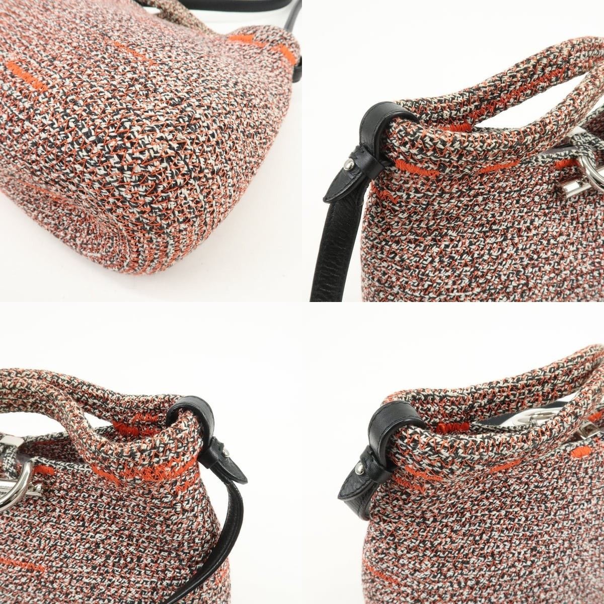 Balenciaga Balenciaga Zigzagger Canvas & Leather Shoulder Bag Size ONE SIZE - 6 Thumbnail