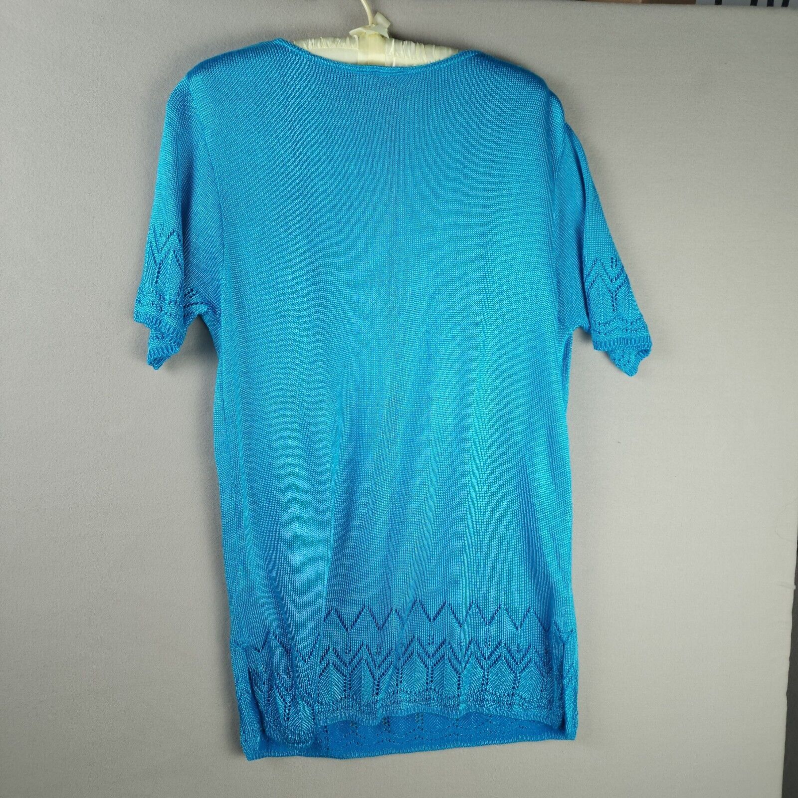 Other Carol Little Knitwear Sweater Bright Blue Cotton/Rayon M Size M / US 6-8 / IT 42-44 - 2 Thumbnail