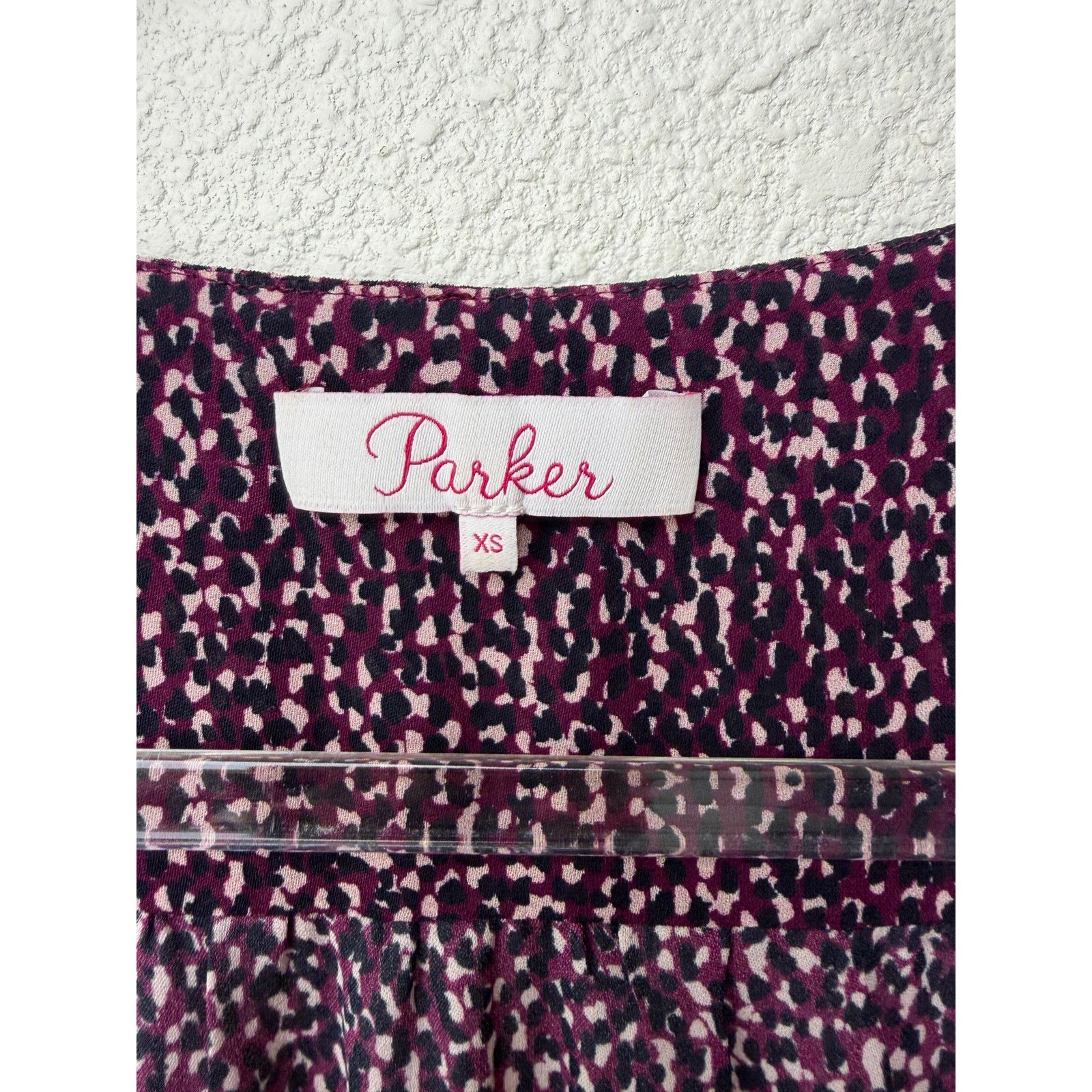 Parker Parker Matilda Funfetti Silk Blouse Women XS Purple Size XS / US 0-2 / IT 36-38 - 9 Thumbnail