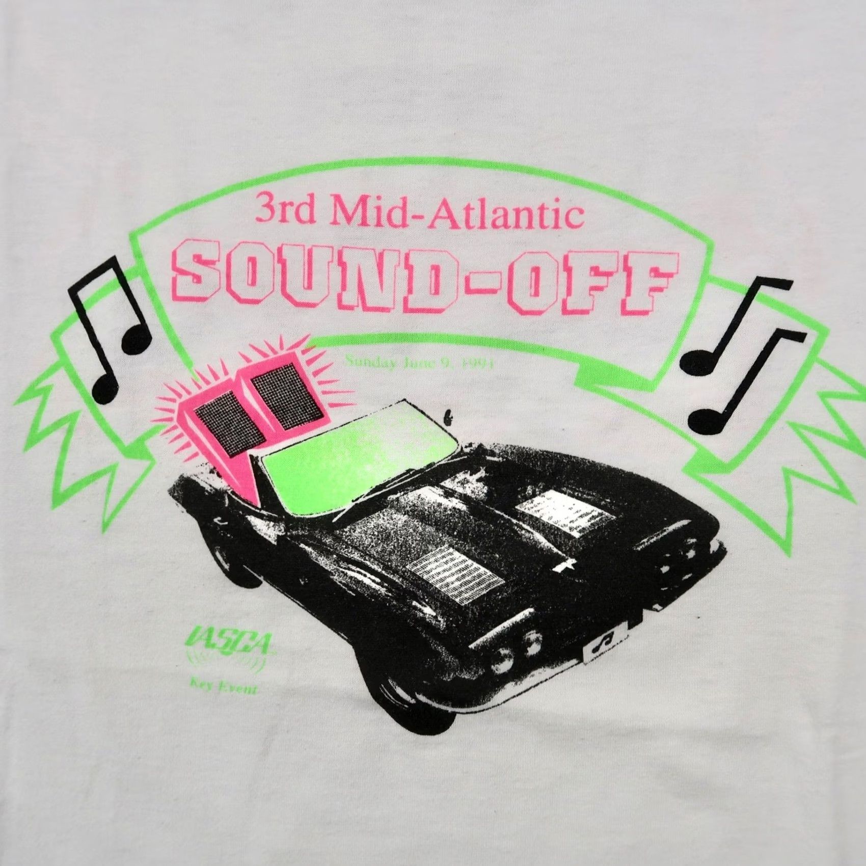Vintage VINTAGE 1991 Sound-Off Car Audio T-Shirt Mens Large White Screen Stars Best USA Size US L / EU 52-54 / 3 - 2 Thumbnail