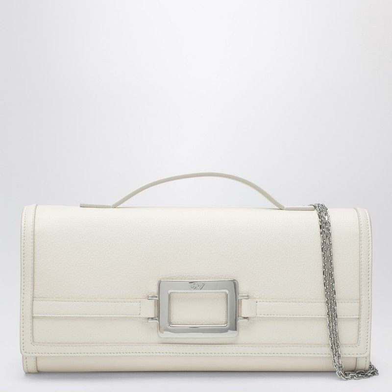 Roger Vivier Roger Vivier Belle Vivier Clutch White Size ONE SIZE - 1 Thumbnail