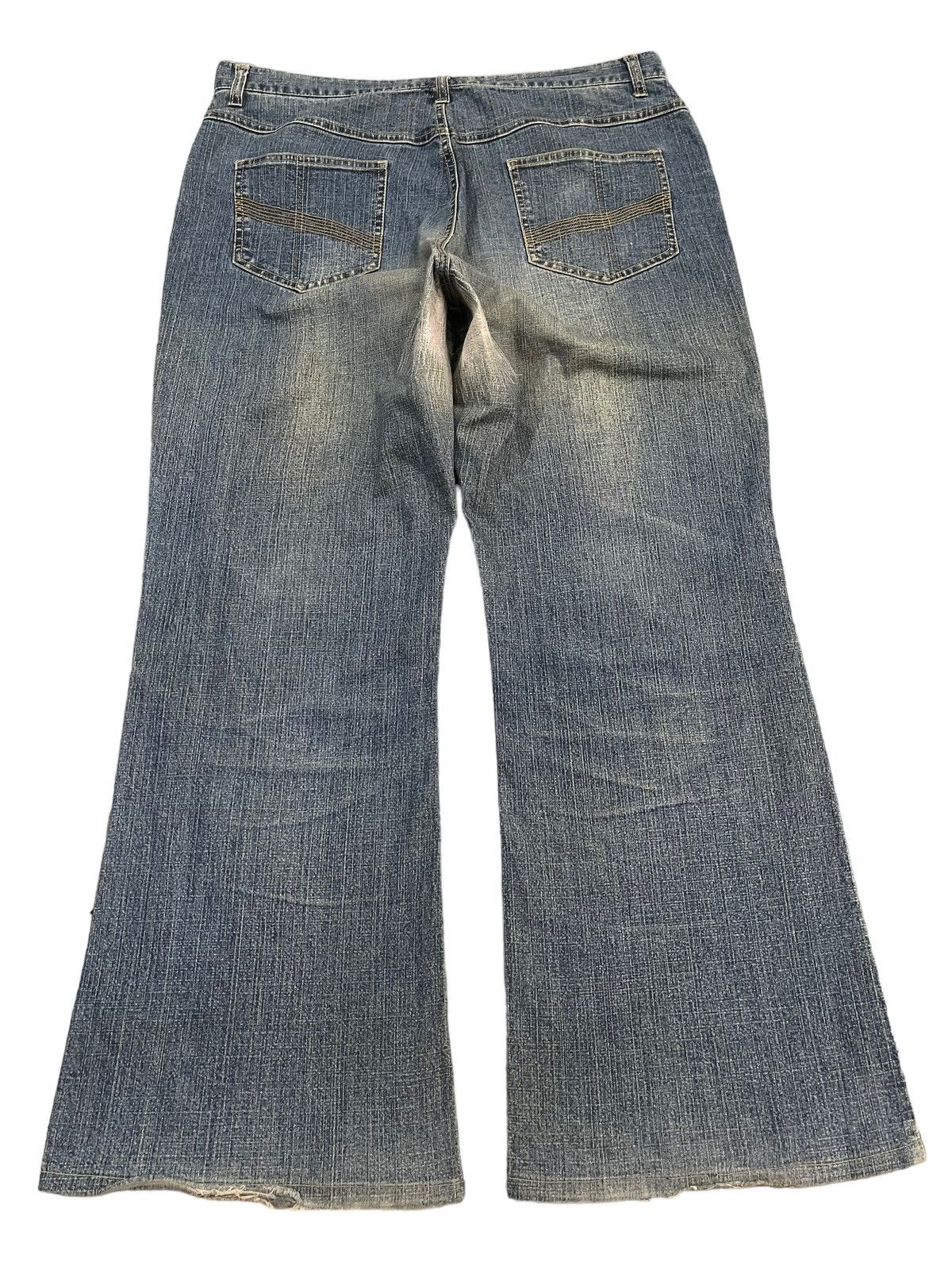 14th Addiction Vintage Japanese Brand Mud Wash Style Baggy Jeans Size US 34 / EU 50 - 2 Thumbnail