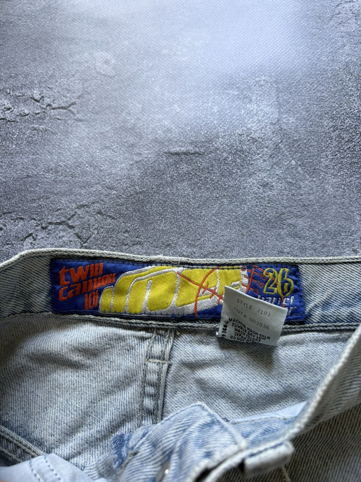 JNCO Vintage JNCO Twin Cannon Y2K Skater Baggy Wide Leg Jeans USA Size US 26 / EU 42 - 16 Thumbnail