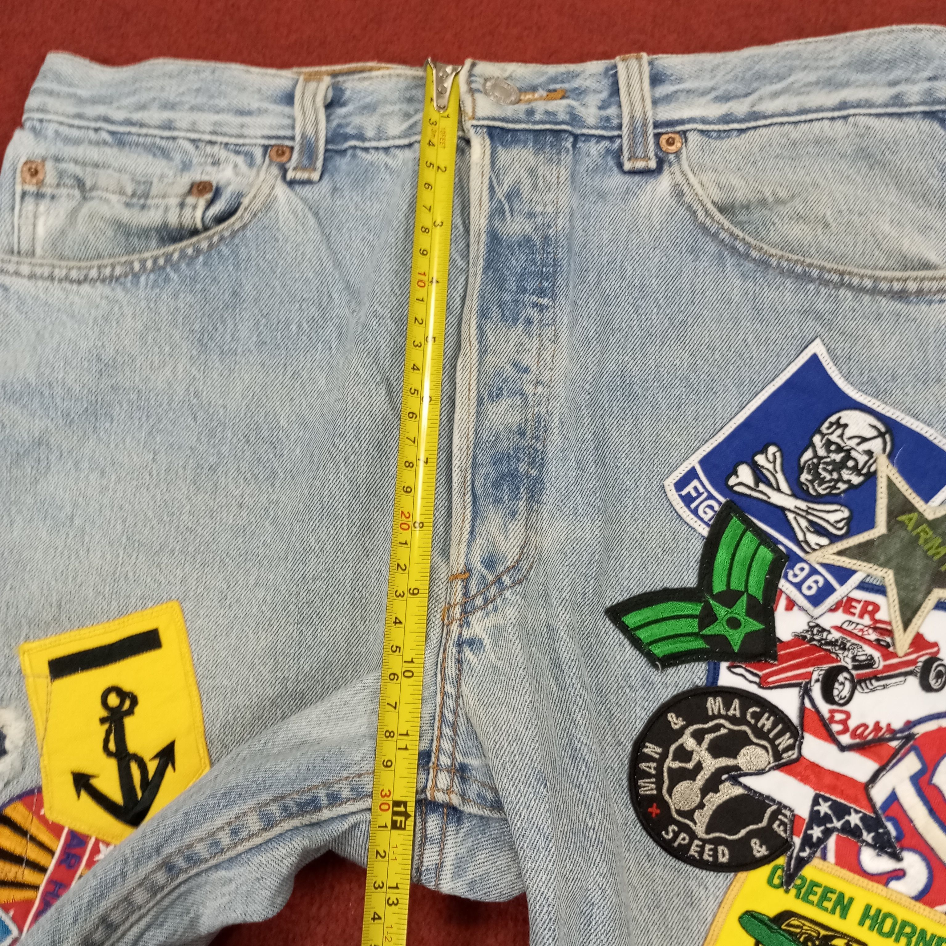 Levi's × Vintage Levis Fashion Style Custom Design Distressed Jeans Size US 33 - 8 Thumbnail