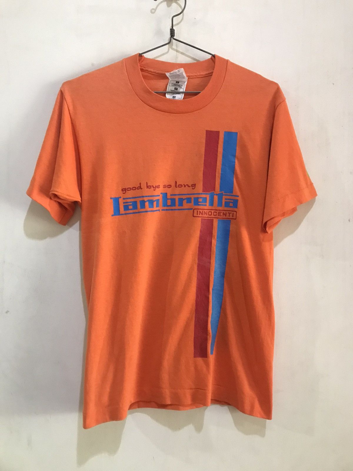 Lambretta × Vintage Vintage 90s Lambretta racing stripe Tee mods Single stitch Size US S / EU 44-46 / 1 - 12 Thumbnail