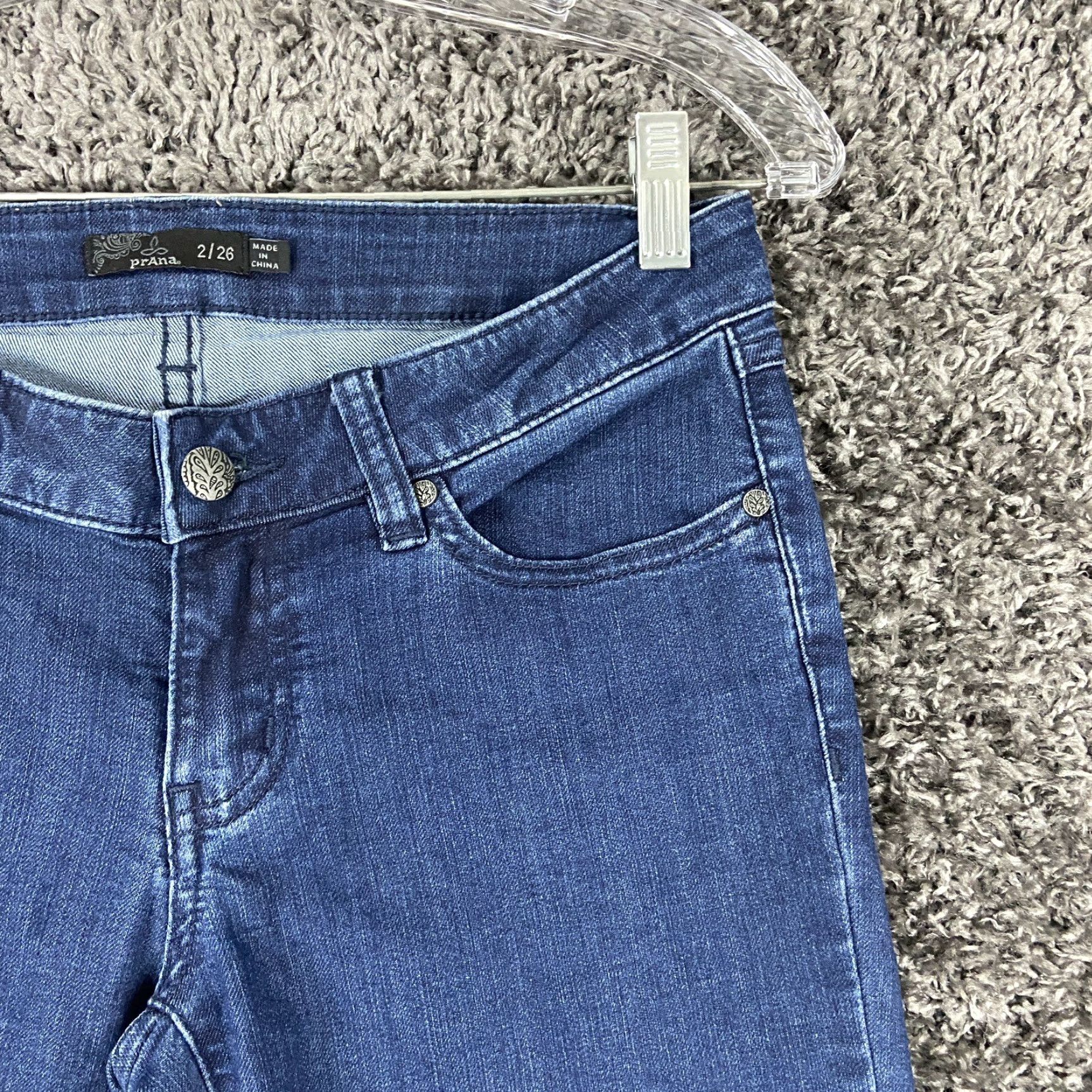 Prana prAna Jeans Women Size 2 Blue Skinny Size 26" / US 2 / IT 38 - 3 Thumbnail