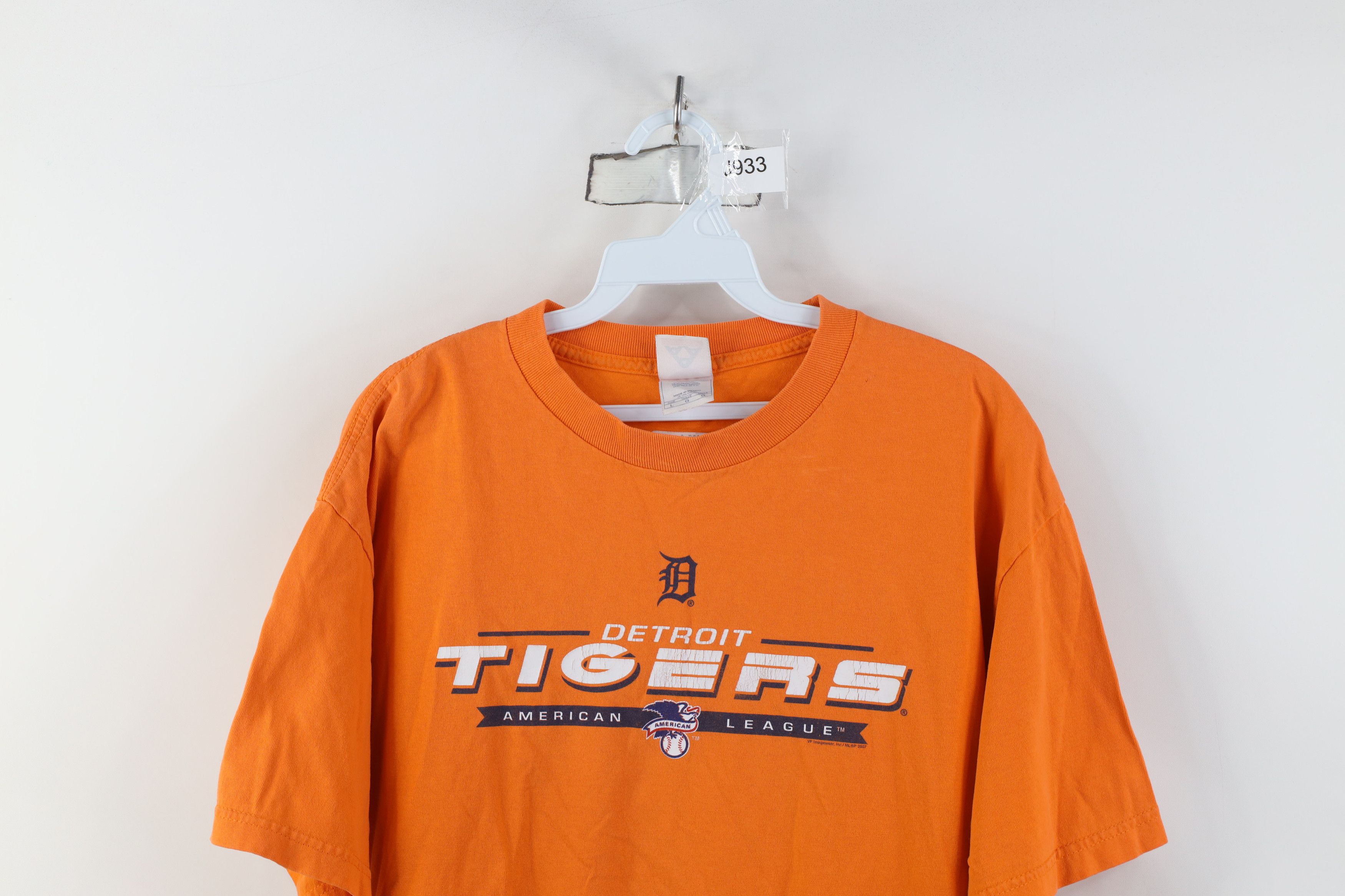 Vintage Vintage Y2K 2007 English D Detroit Tigers Baseball T-Shirt Size US L / EU 52-54 / 3 - 2 Thumbnail