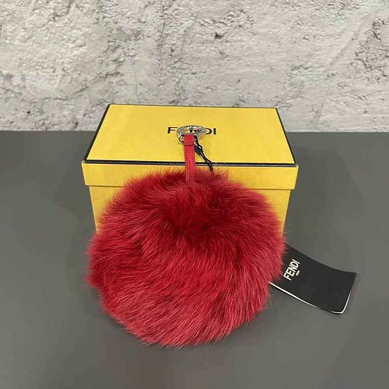 Fendi Fendi Keychain With Fur Pom Pom Size ONE SIZE - 3 Thumbnail
