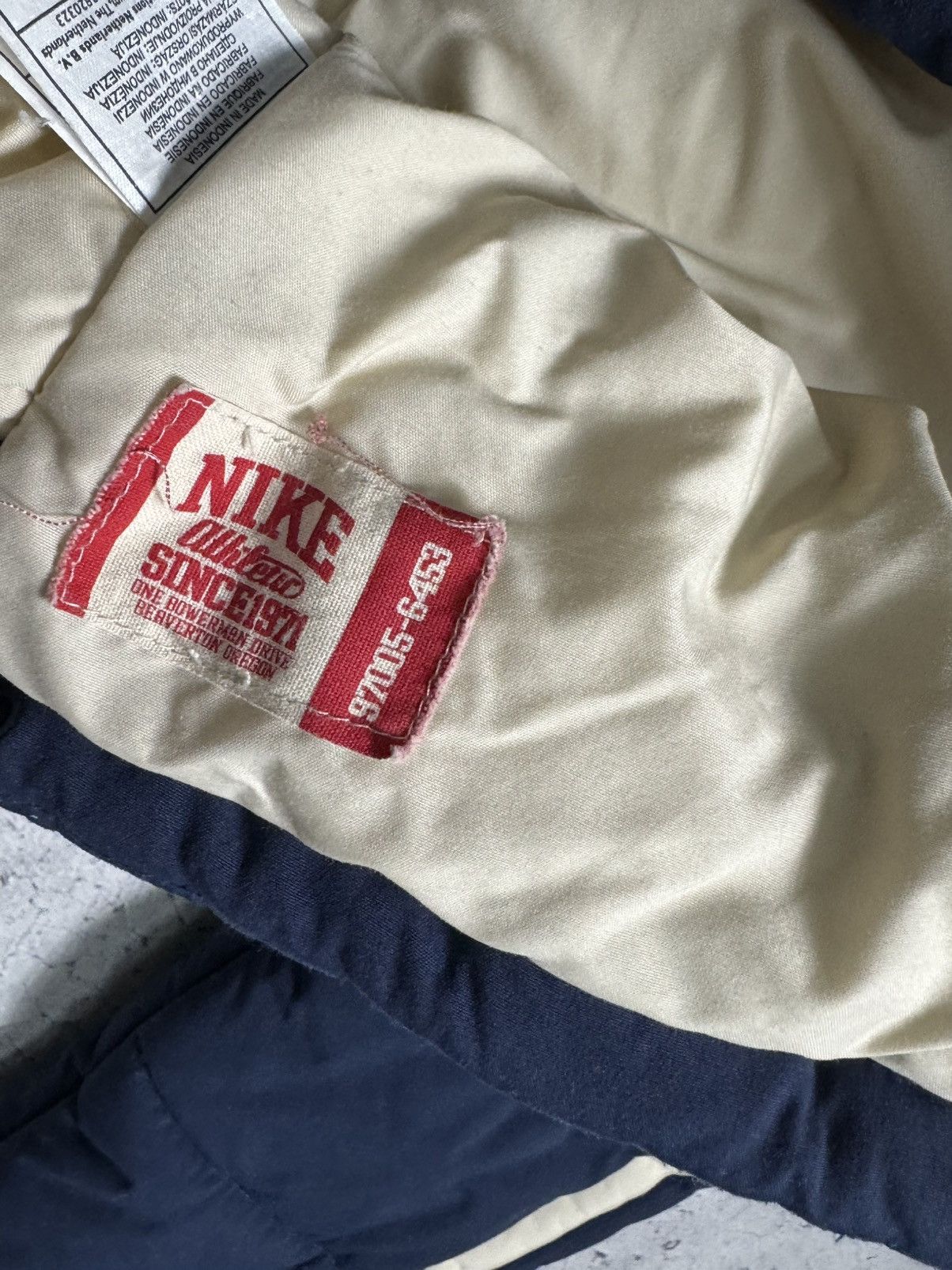 Nike Nike Athletic Swoosh Vintage Down Puffer Jacket Y2K Drill Size US XL / EU 56 / 4 - 10 Thumbnail