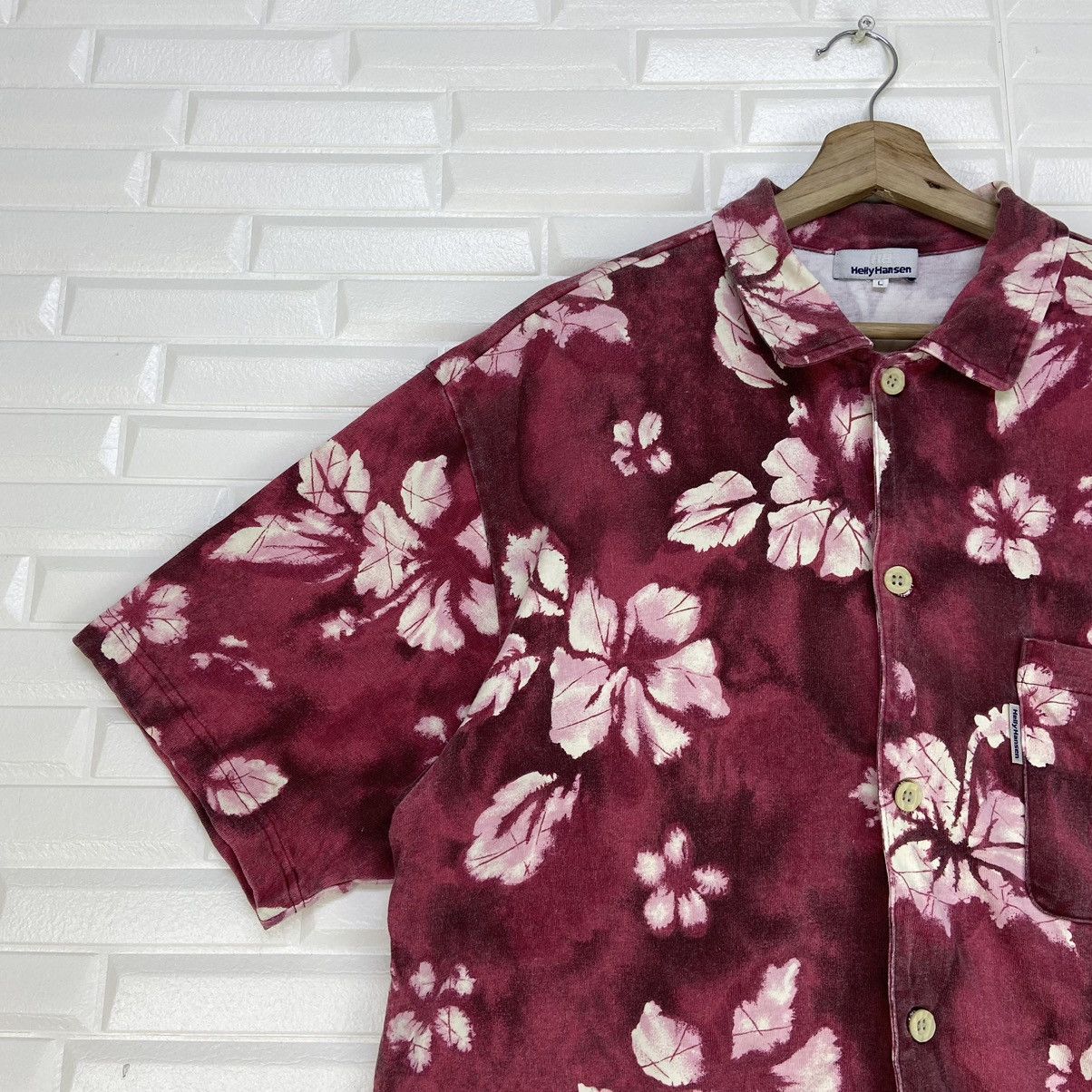Art Comes First × Helly Hansen Helly Hansen Hawaiian Hibiscus Full Print Shirt Button Down Size US M / EU 48-50 / 2 - 4 Thumbnail