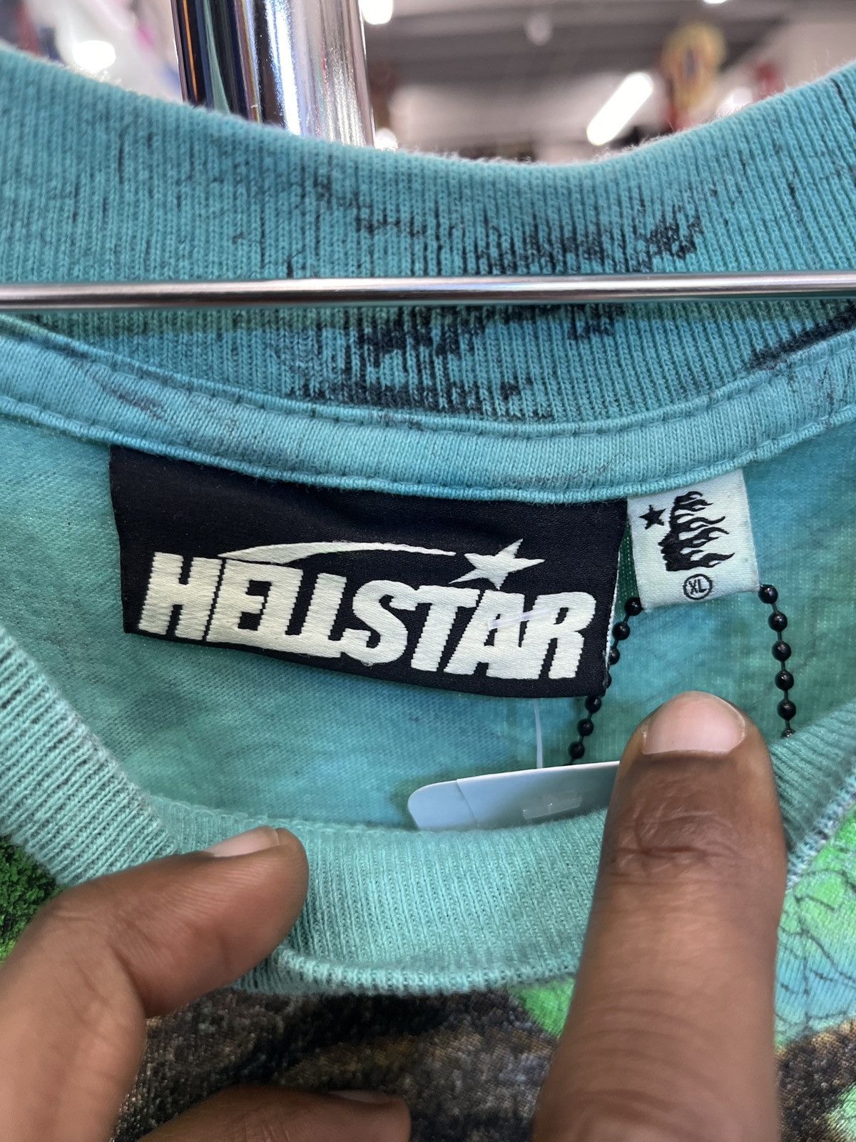 HELLSTAR Zombie Green Tie Dye Tee Size US XL / EU 56 / 4 - 3 Thumbnail