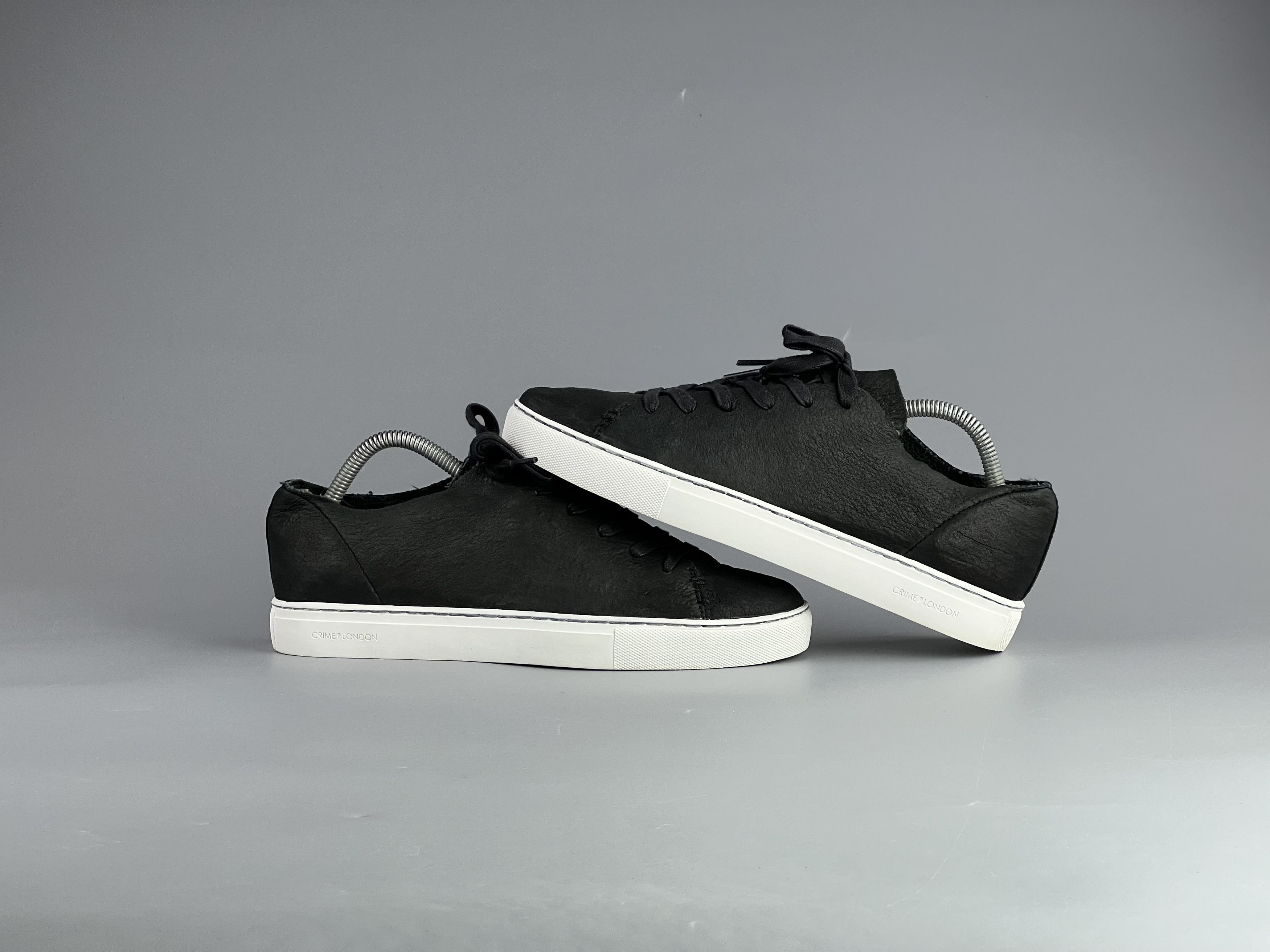 Crime London Crime London Black Leather Sneakers Size 40 Size US 9 / IT 39 - 7 Thumbnail