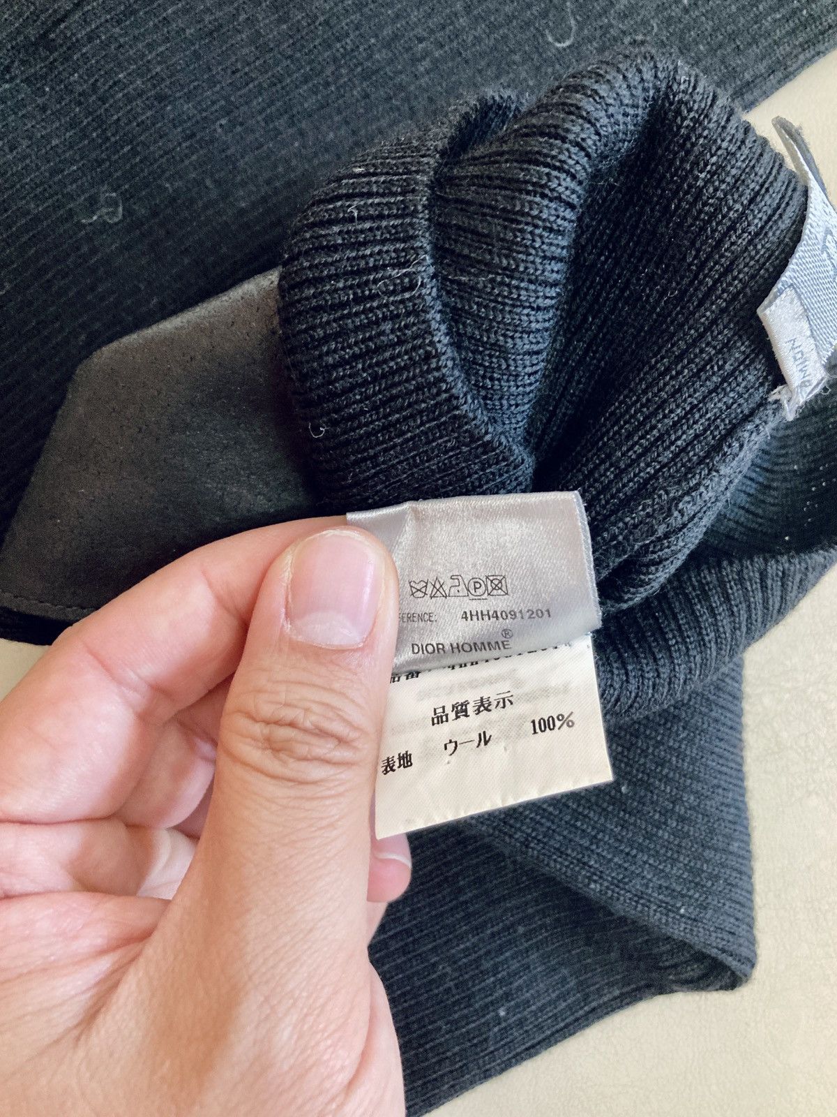 Dior DIOR HOMME BY HEDI SLIMANE 04AW/FW WOOL NINJA ARM WARMERS Size ONE SIZE - 5 Thumbnail