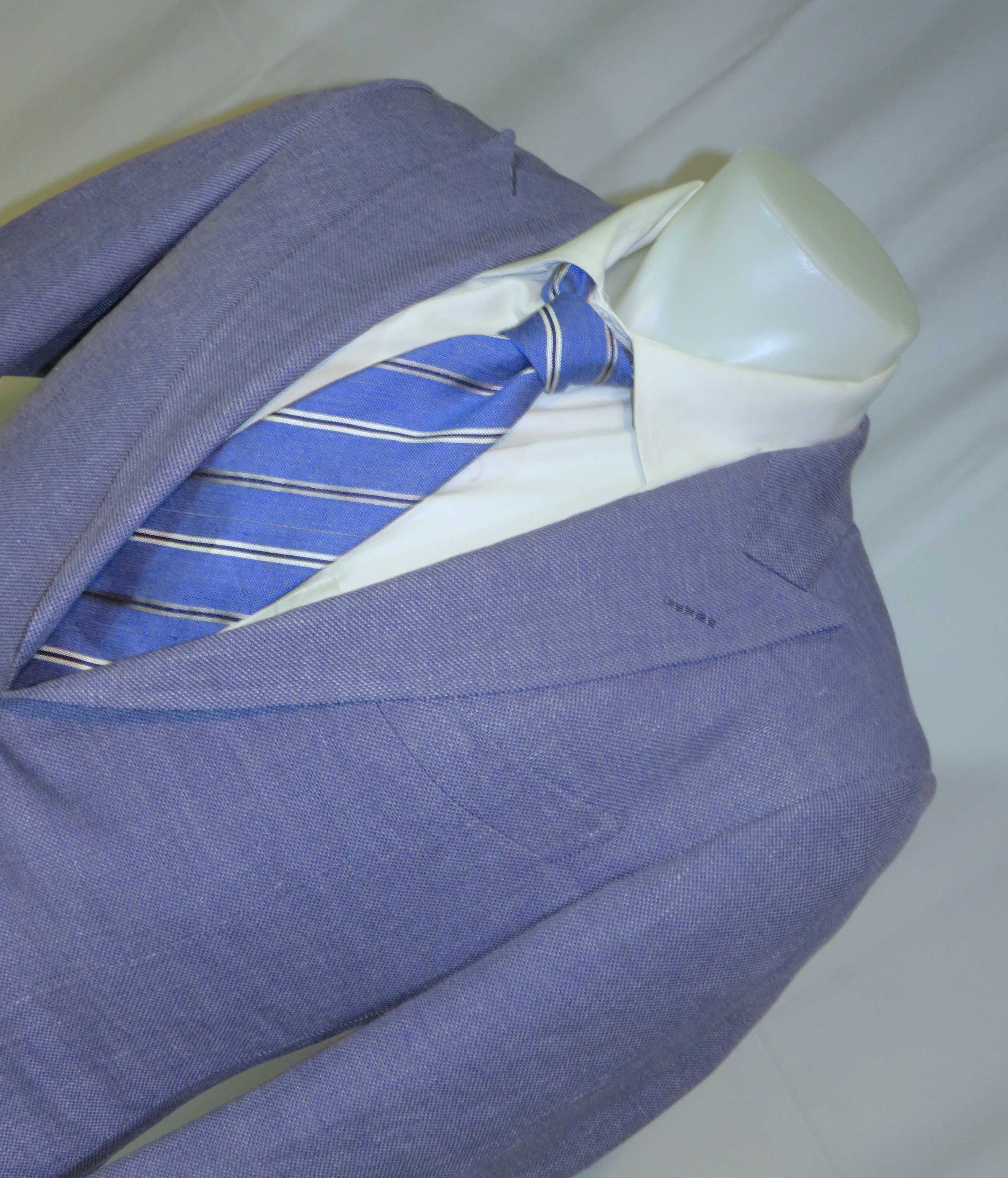 Tom Ford Base S Purple Weave Silk Blend Two Button Blazer 38R NWT Size 38R - 4 Thumbnail