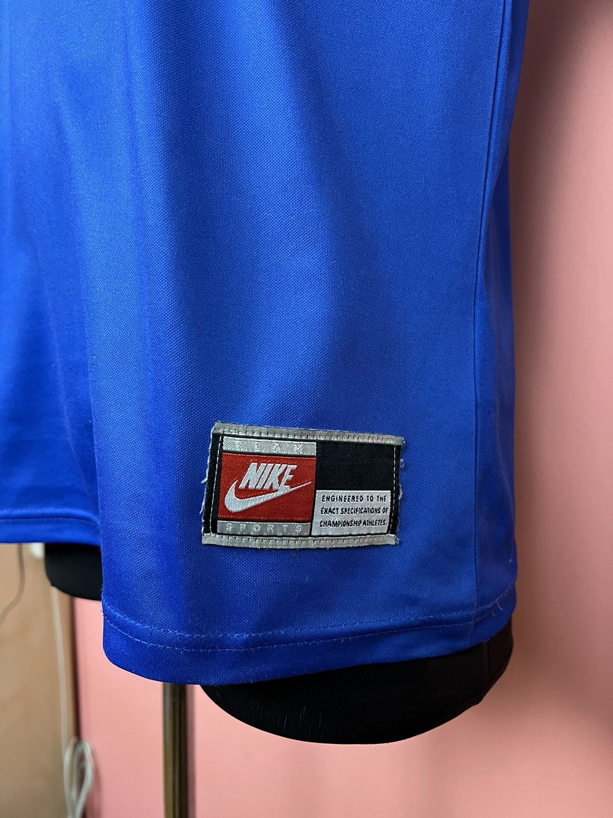 Nike × Vintage Nike x rangers soccer football jersey shirt teen Size US S / EU 44-46 / 1 - 4 Thumbnail