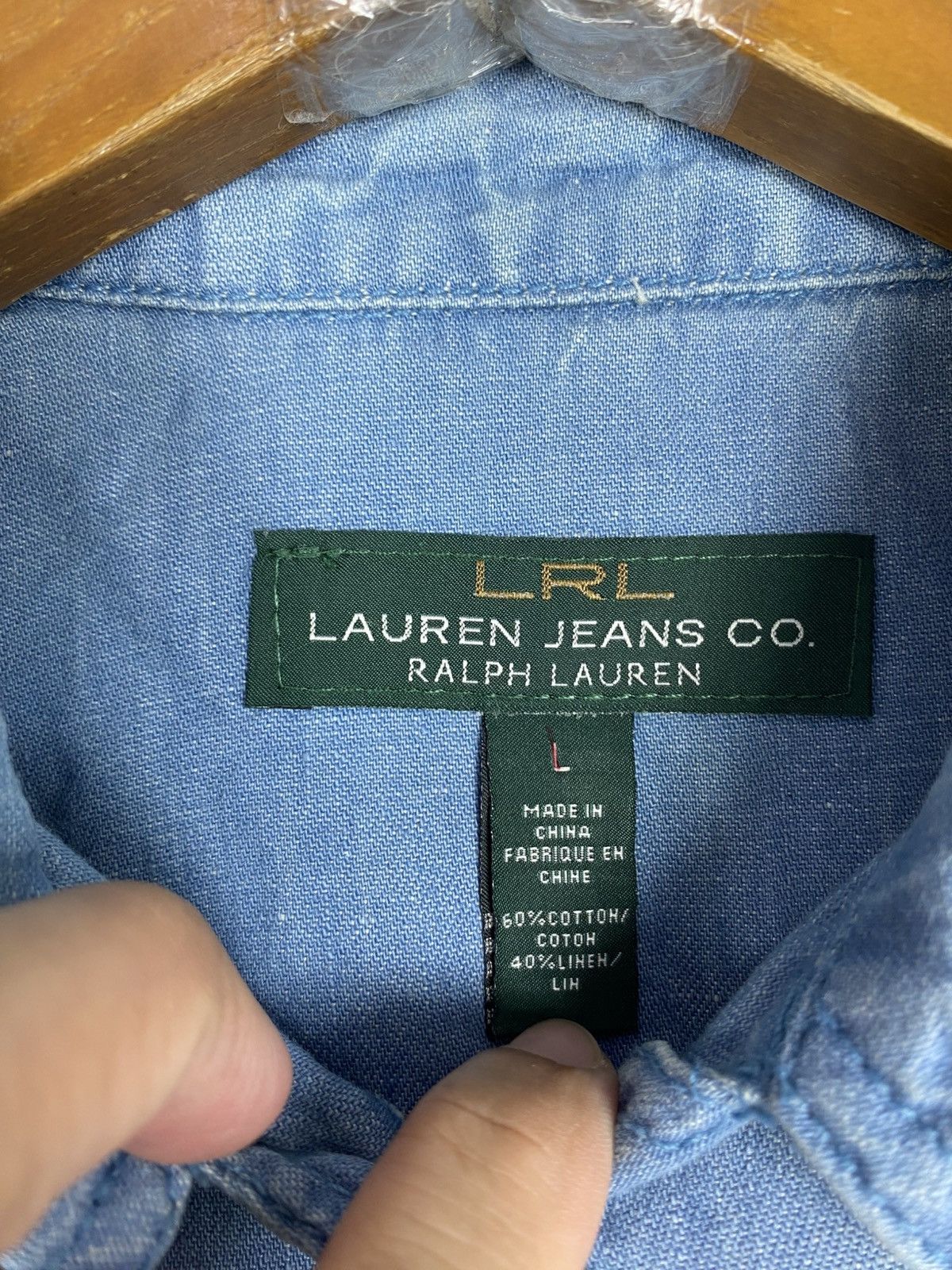 Ralph Lauren Rare‼️ Ralph Lauren Lightweight Denim Jacket Size L / US 10 / IT 46 - 6 Thumbnail