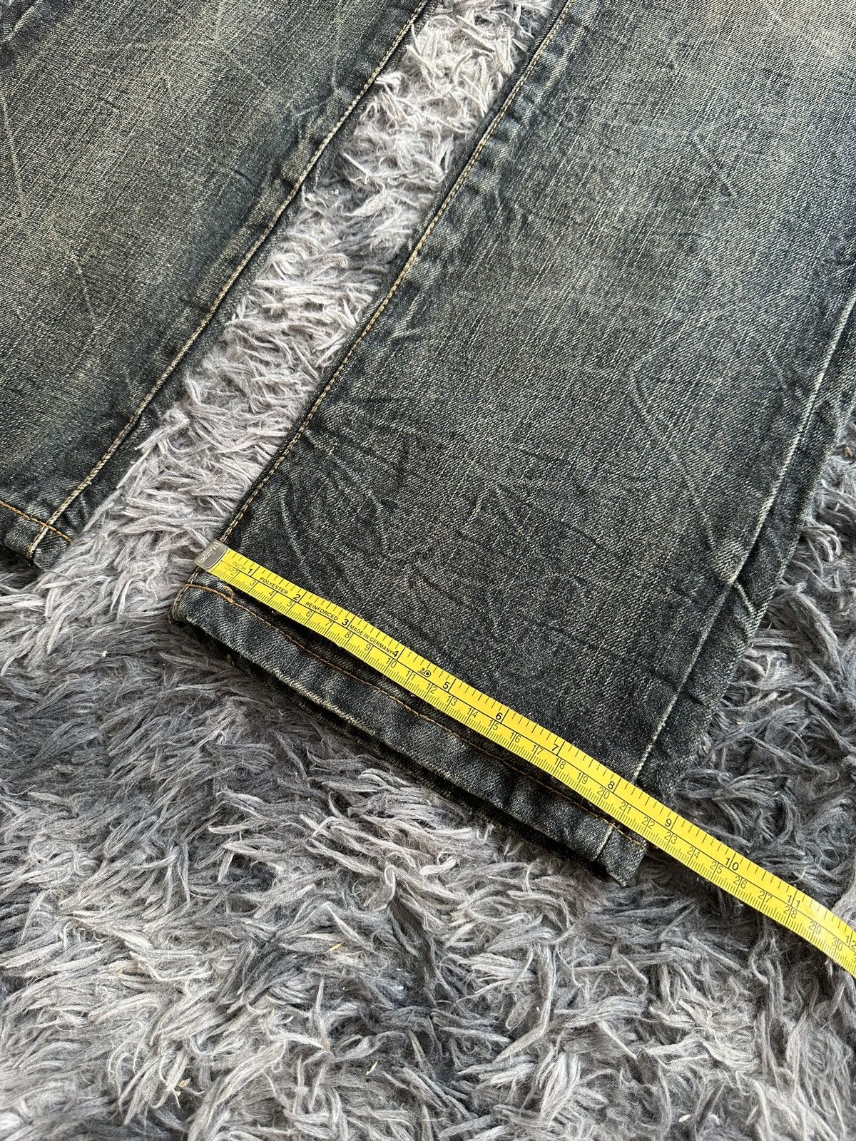 Japanese Brand 🔥Jrock / Vkei🔥 - K.U.I Co. Ltd mudmax denim jeans Size US 35 - 19 Thumbnail