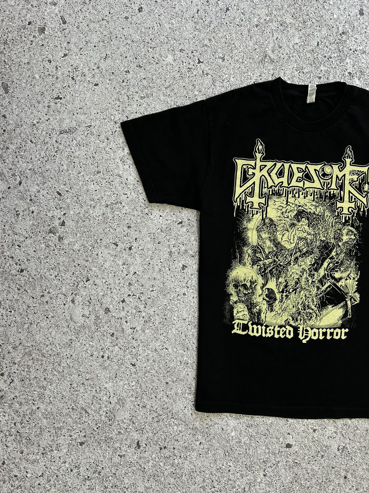 Band Tees × Vintage Rare 2020 Gruesome Twisted Horror Retro Rock Band T-Shirt Size US L / EU 52-54 / 3 - 3 Thumbnail