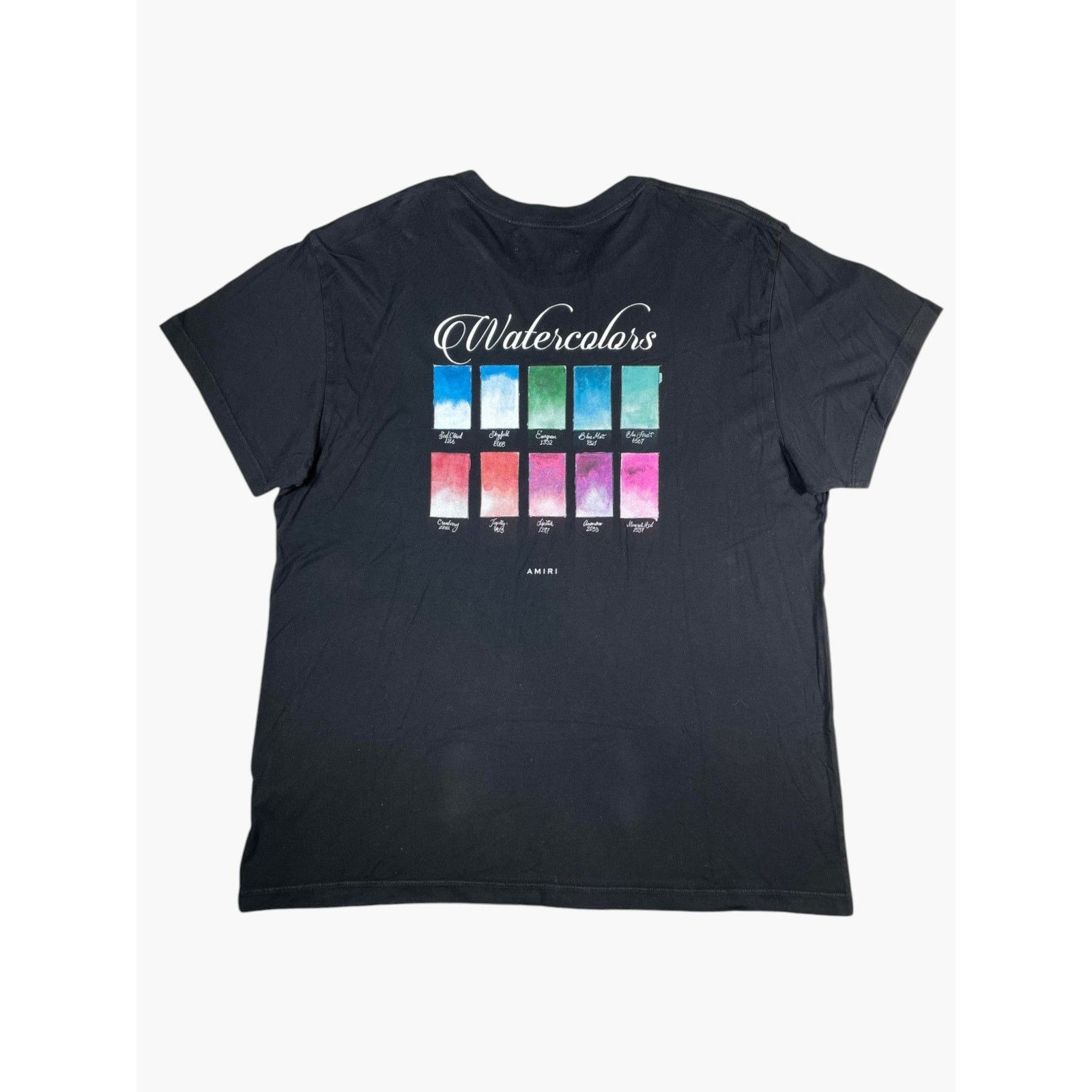 Amiri Amiri Watercolors Black Tee Size US L / EU 52-54 / 3 - 2 Thumbnail
