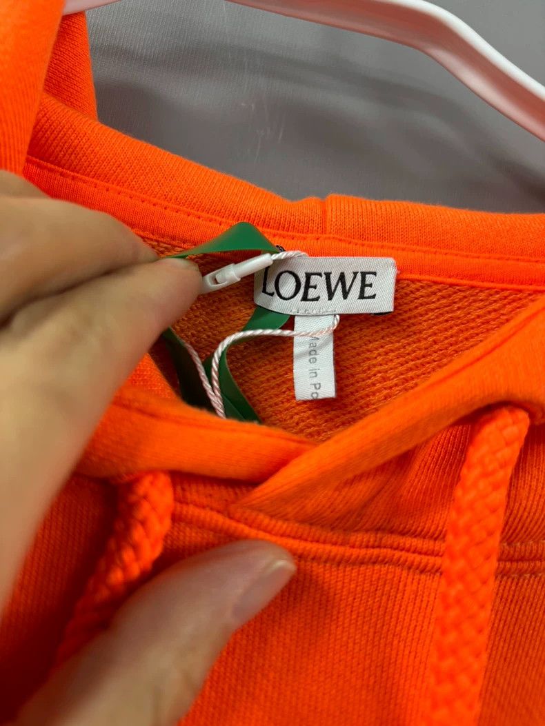 Loewe LOEWE Pure color Logo leather patch hoodie Size US S / EU 44-46 / 1 - 3 Thumbnail