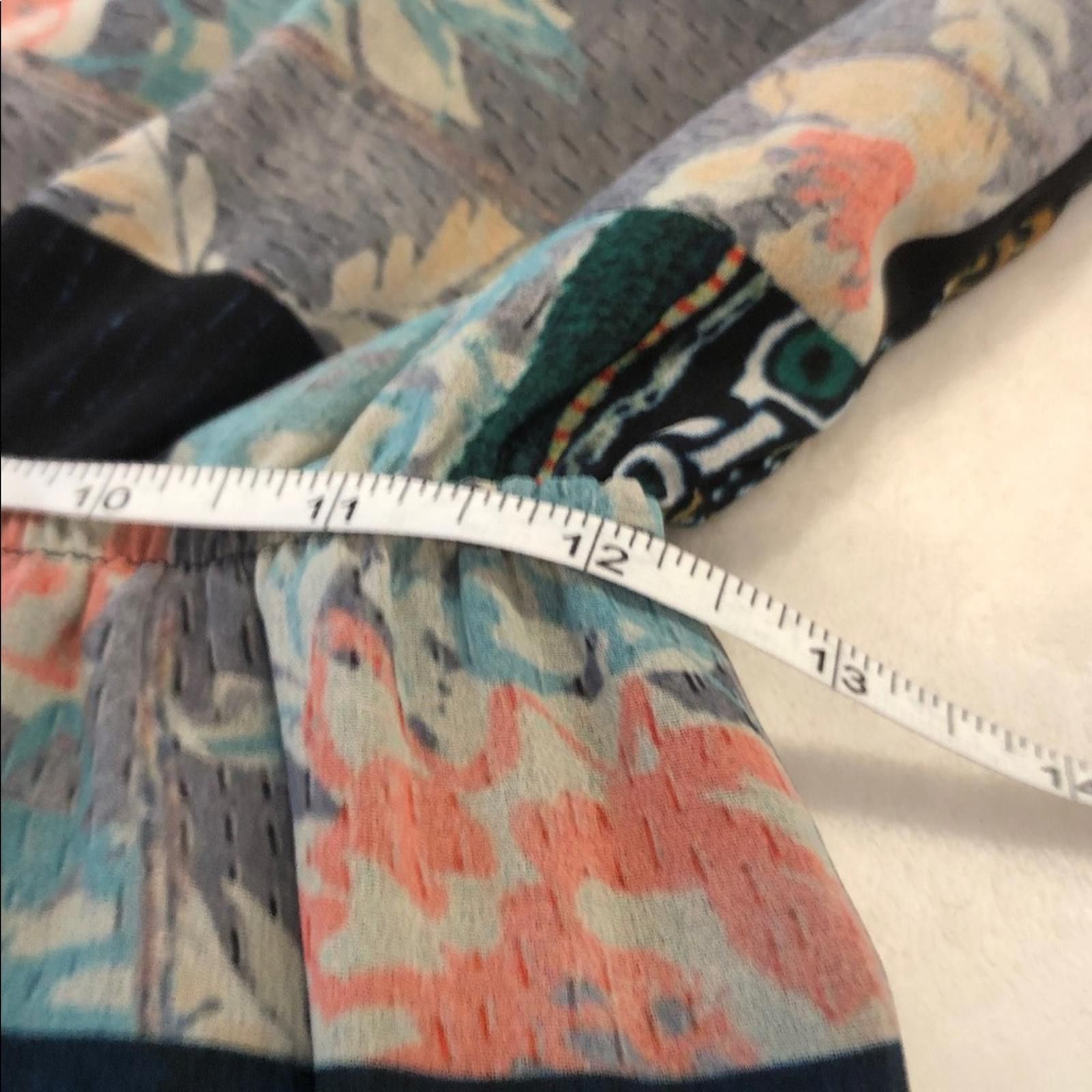 Hickey Freeman Hiché floral patchwork midi dress black pink SZ XS Size XS / US 0-2 / IT 36-38 - 10 Thumbnail