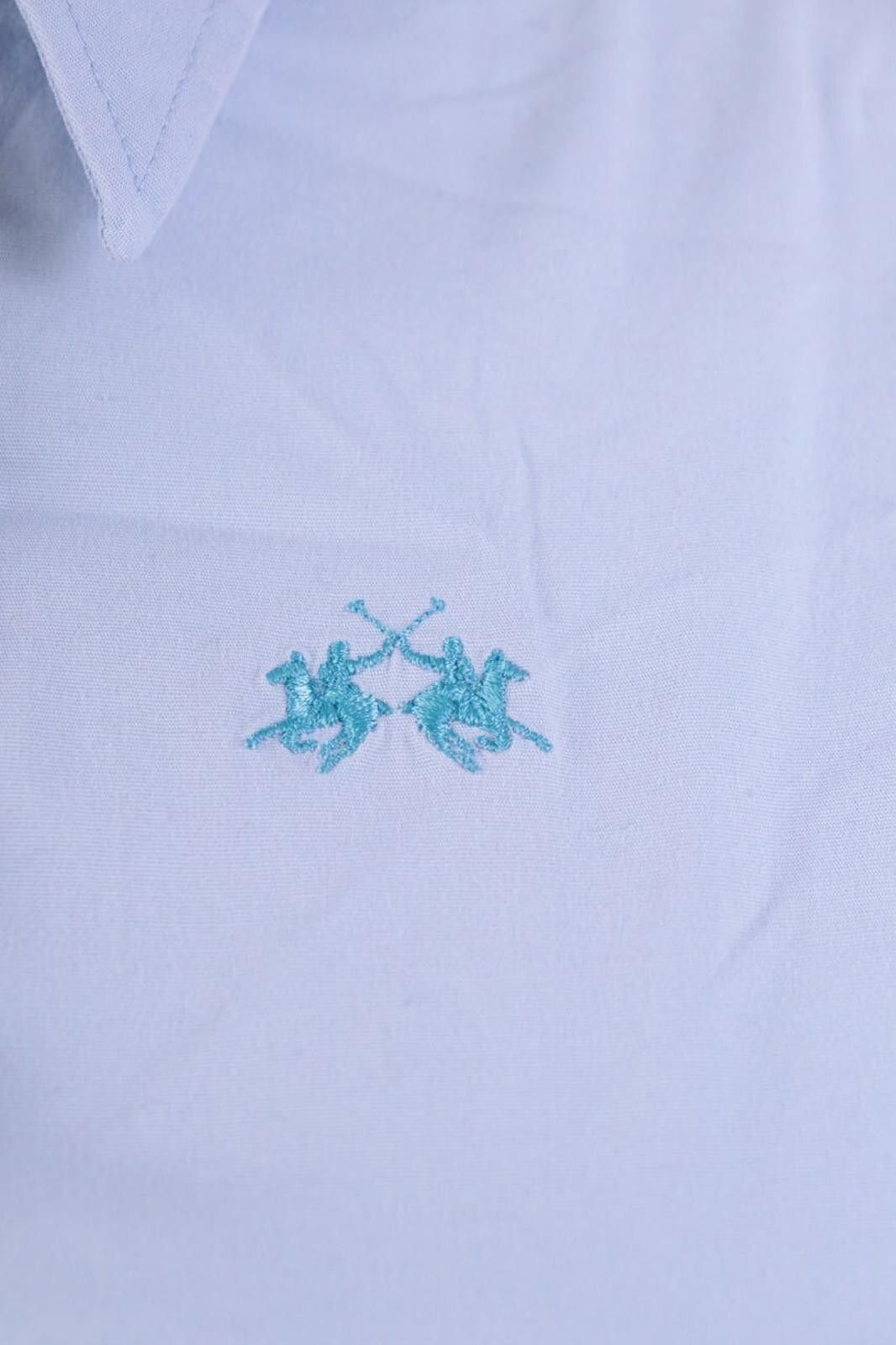 La Martina La Martina Buenos Aires Blue Blouse Shirt Size XL Size XL / US 12-14 / IT 48-50 - 6 Thumbnail