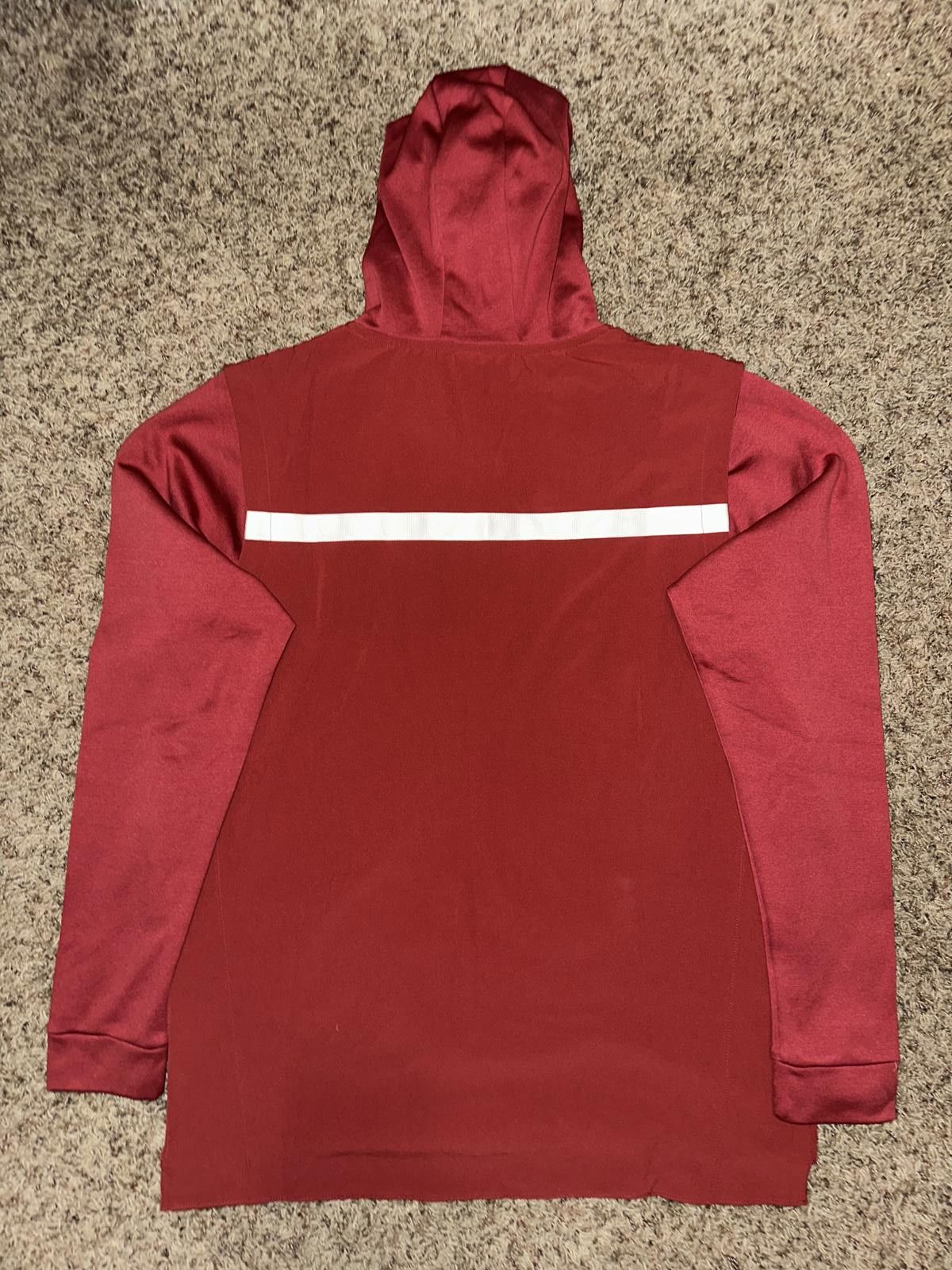 Designer Jordan Brand Men’s Crimson Oklahoma Sooners Pregame Half-Zip Hoodie Sample Size US L / EU 52-54 / 3 - 7 Thumbnail