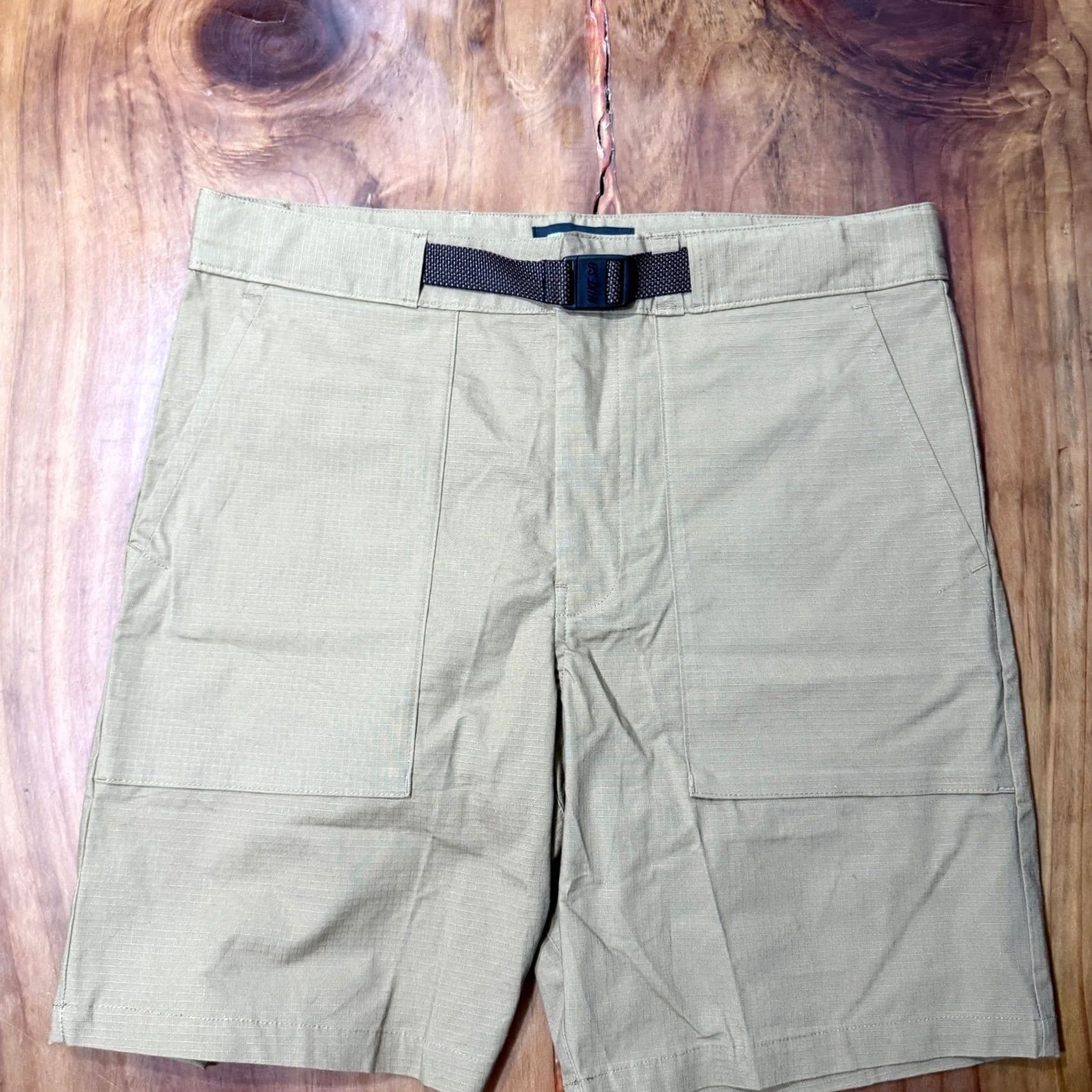 Nike Nike SB Mens Shorts 32 Chino Belted DA3132 Ripstop Flat Cotton Skateboarding NEW F30 Size US 32 / EU 48 - 2 Thumbnail