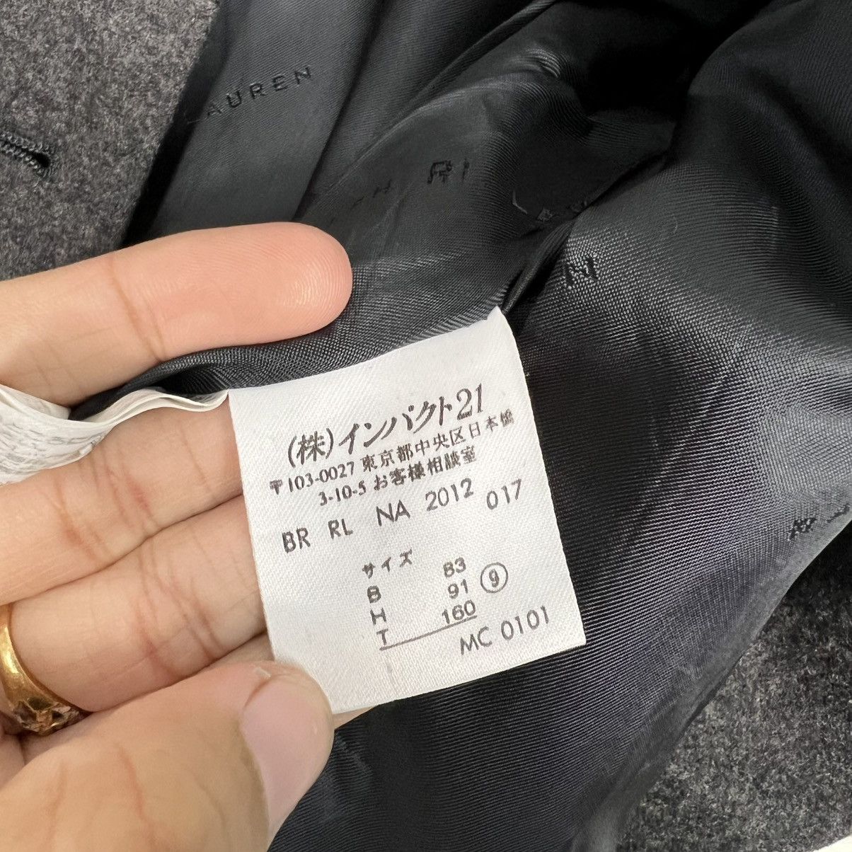 Ralph Lauren RALPH LAUREN Wool Button Formal Jacket #4118-C187 Size S / US 4 / IT 40 - 14 Thumbnail