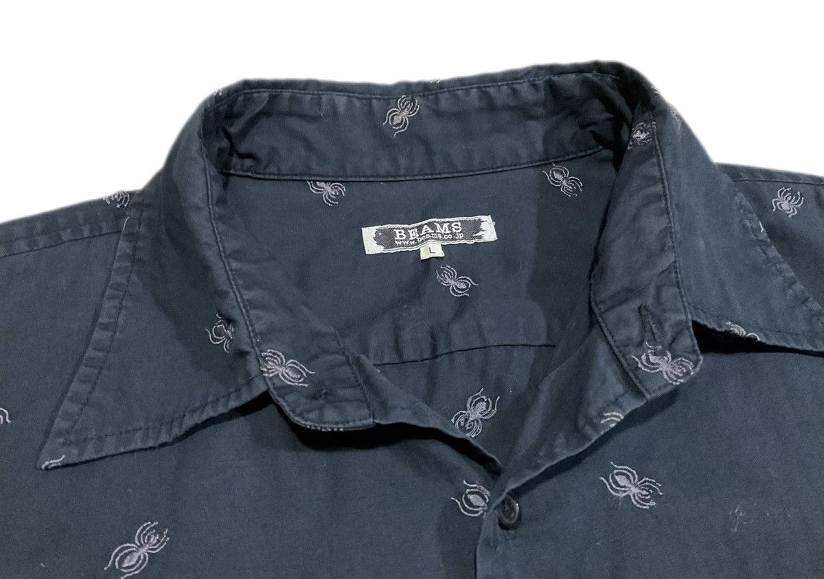 Beams Plus × Hysteric Glamour × Japanese Brand 🔥Y2K Archived Vintage Beams Shirt Spider Embroidered Size US L / EU 52-54 / 3 - 4 Thumbnail