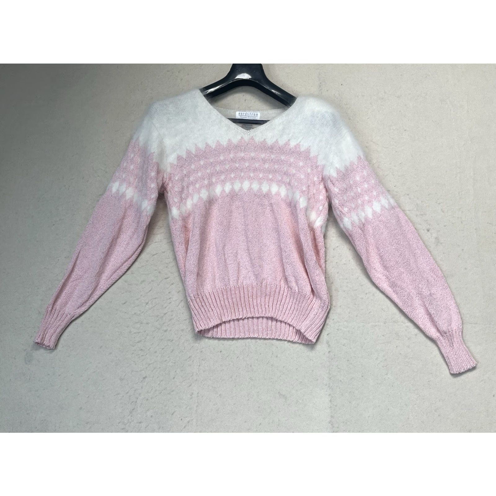 Nordstrom VINTAGE Nordstrom Sweater Women Pink Long Sleeve Pullover Medium M Pullover Shirt Size M / US 6-8 / IT 42-44 - 2 Thumbnail