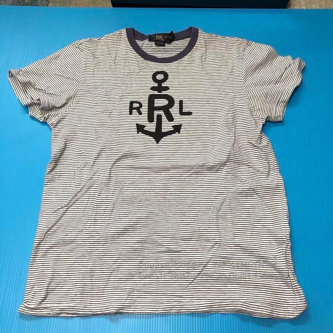 RRL Ralph Lauren Rare 2000s Double RL Striped Tee. Size US L / EU 52-54 / 3 - 1 Thumbnail