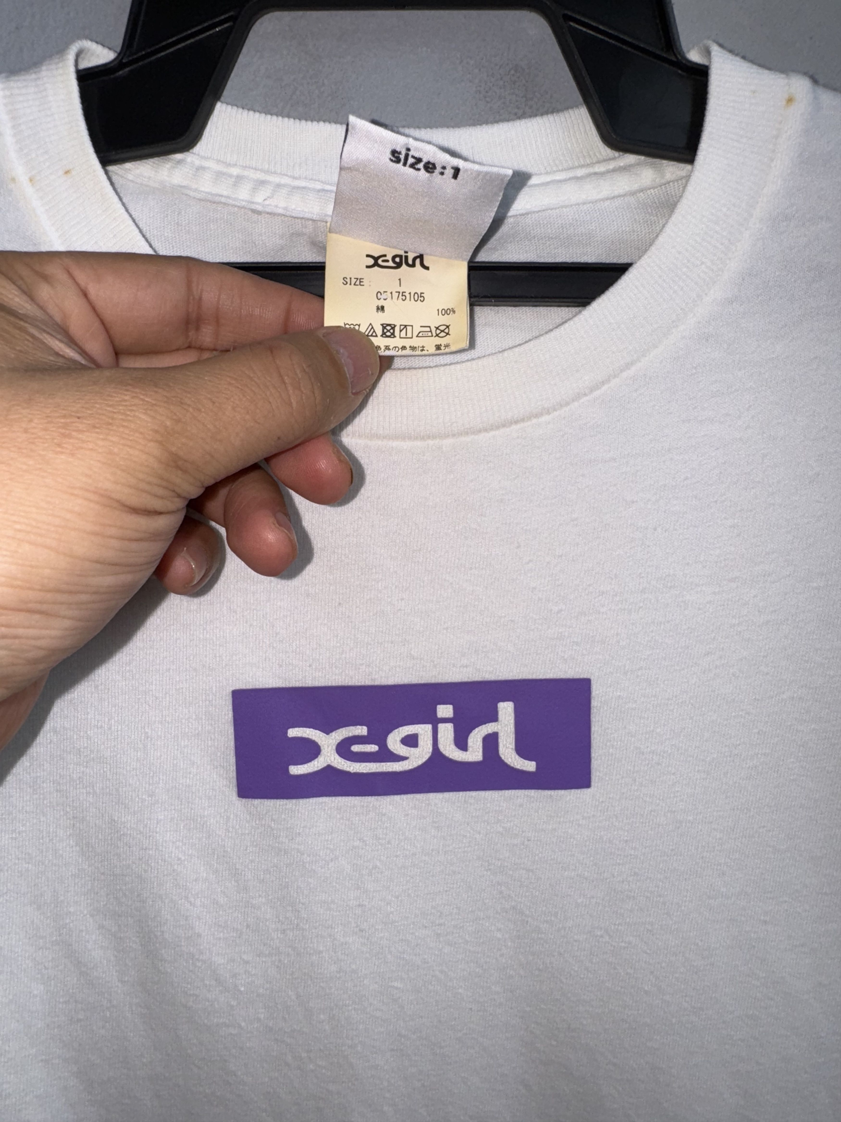 X-Girl X-girl Centre Box Logo Tee Size S / US 4 / IT 40 - 4 Thumbnail