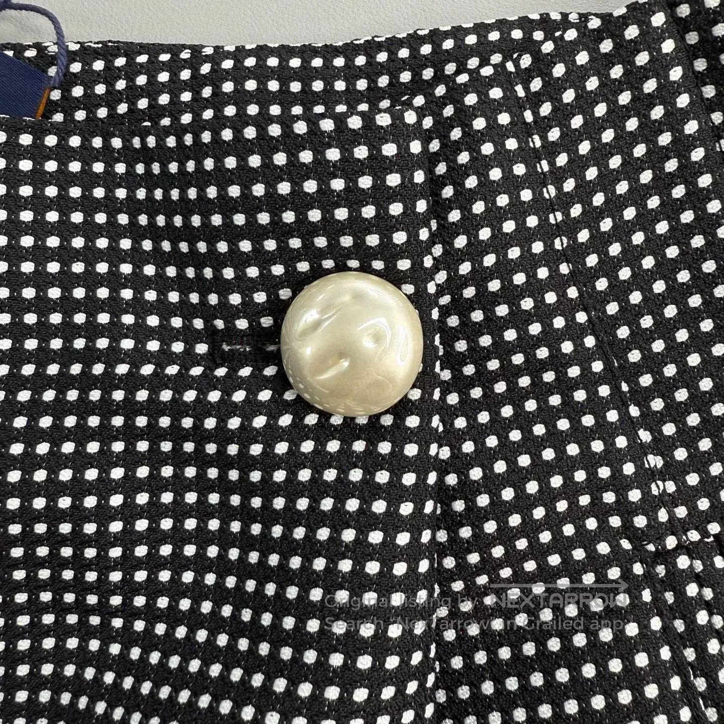 Louis Vuitton LV Black White Check Button Trousers. Size US 36 / EU 52 - 7 Thumbnail