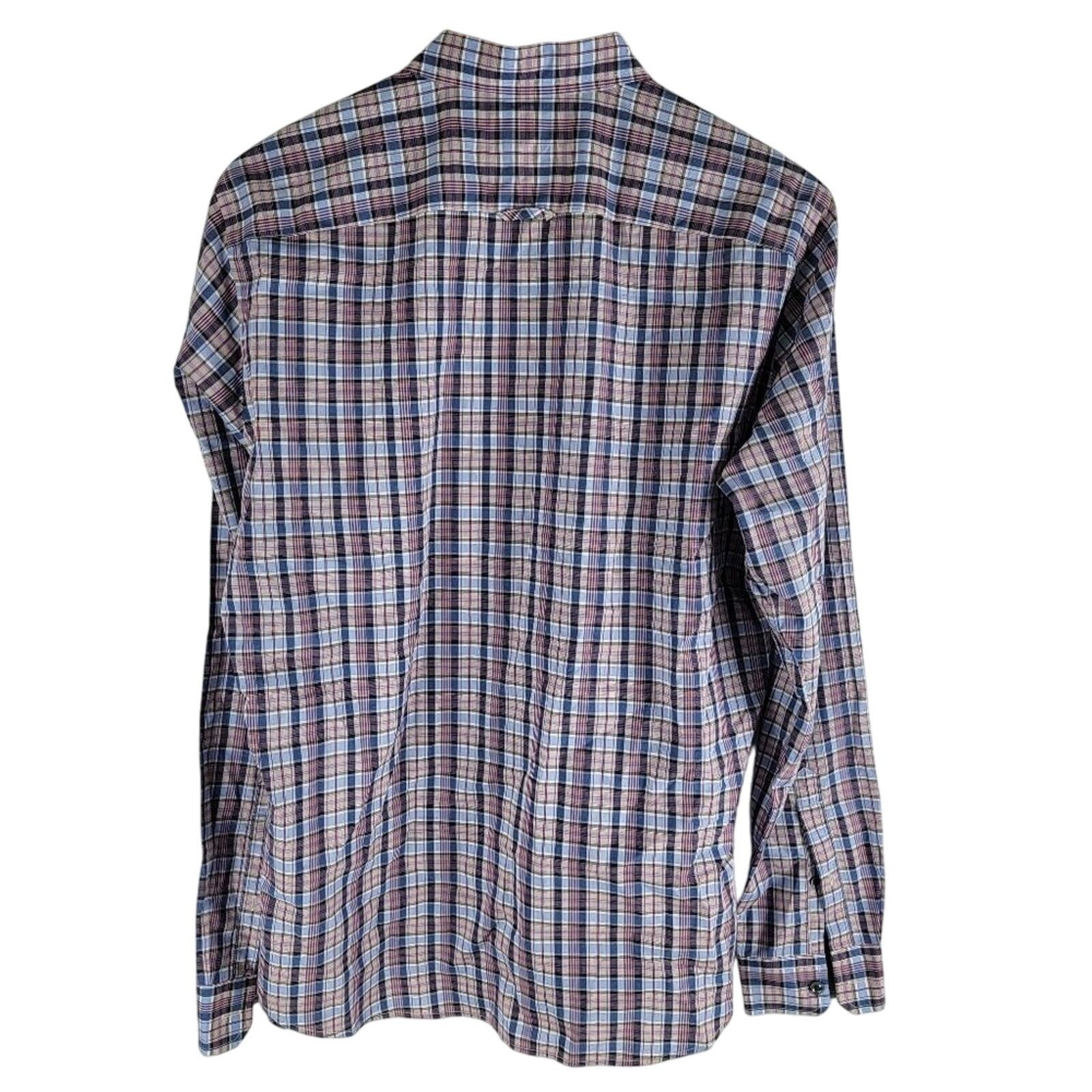 Vince Vince long sleeve button up shirt check pattern pockets Size US M / EU 48-50 / 2 - 7 Thumbnail