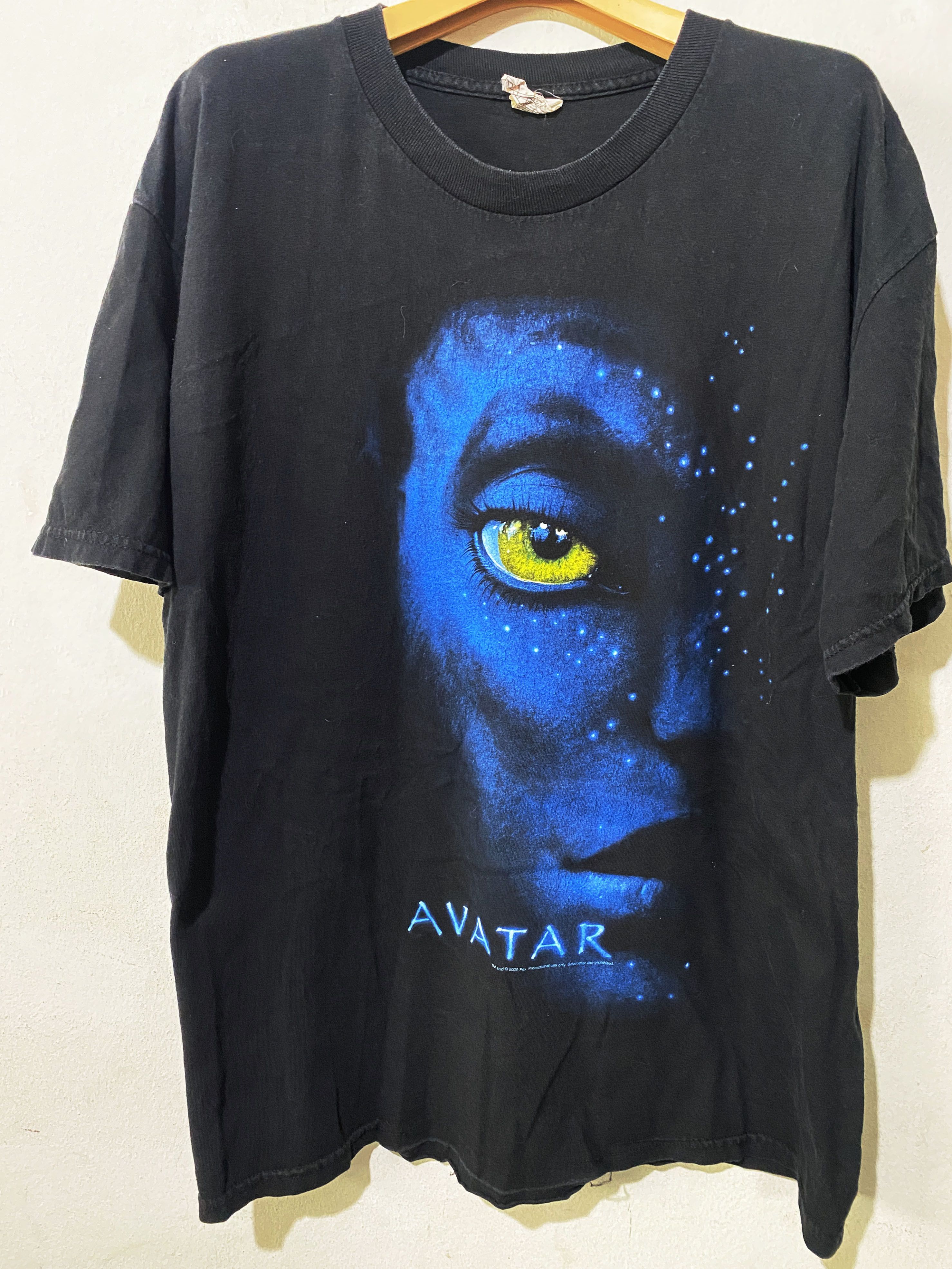 2009 Avatar Movie Promo Shirt Blue good XL T25