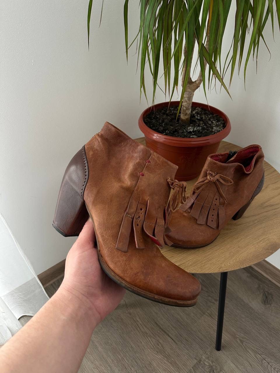 A.S.98 × Japanese Brand × Vintage Vintage Japanese A.S98 Brown Leather Air Step Womesn Boots Size US 8.5 / IT 38.5 - 1 Thumbnail