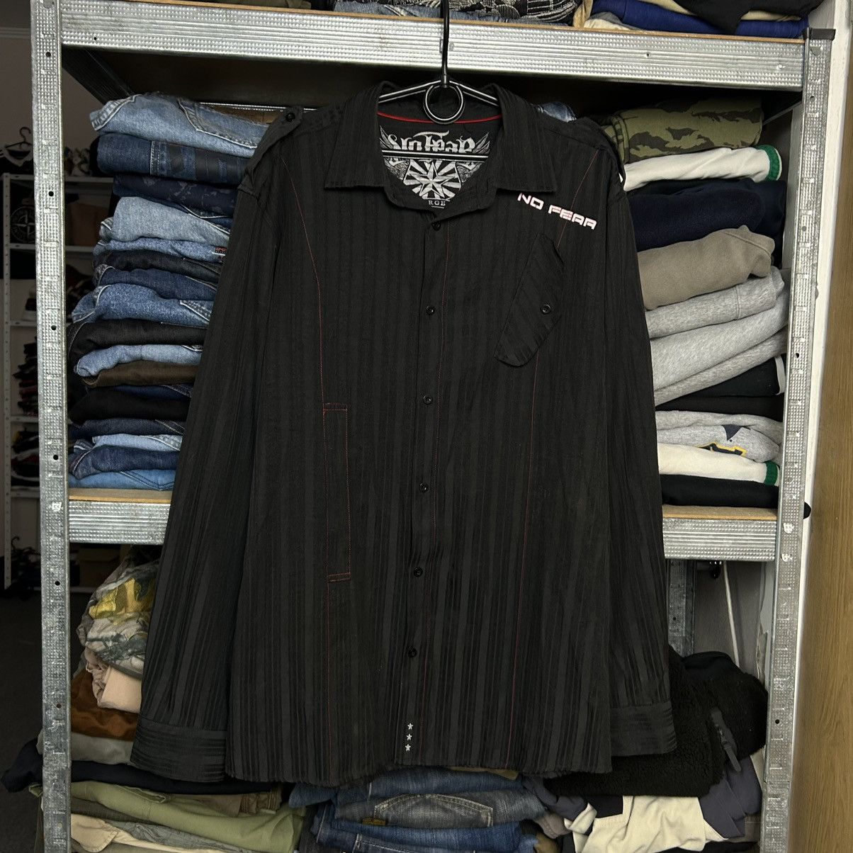 No Fear Vintage No Fear Small logo streetwear y2k button shirt Size US L / EU 52-54 / 3 - 1 Thumbnail
