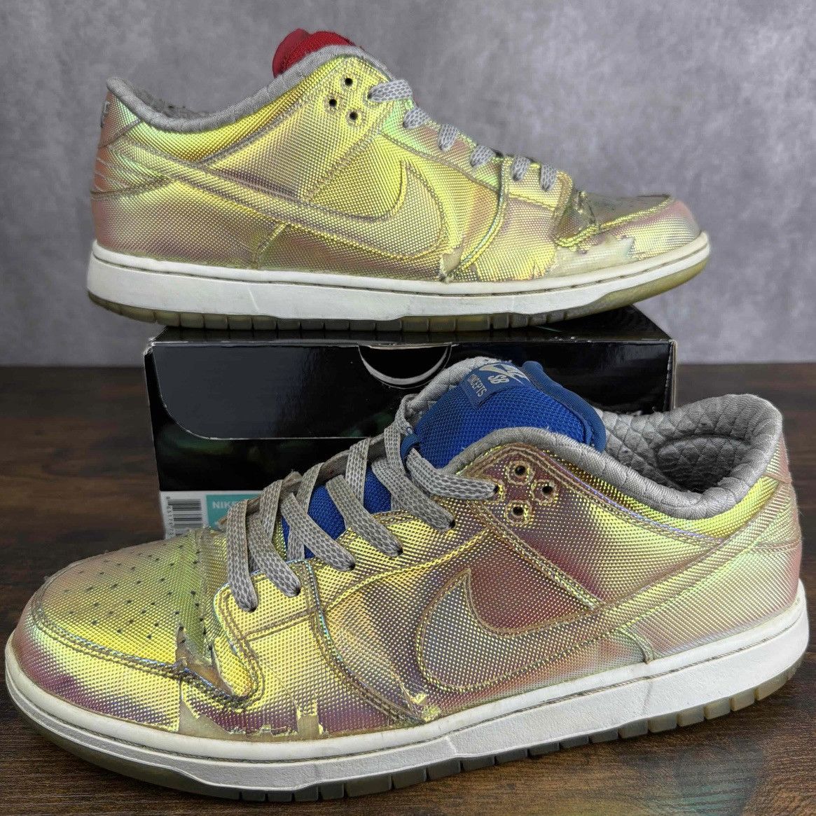 CNCPTS × Nike Nike SB Dunk Low Concepts Holy Grail 504750-140 Multicolor Size US 11.5 / EU 44-45 - 2 Thumbnail