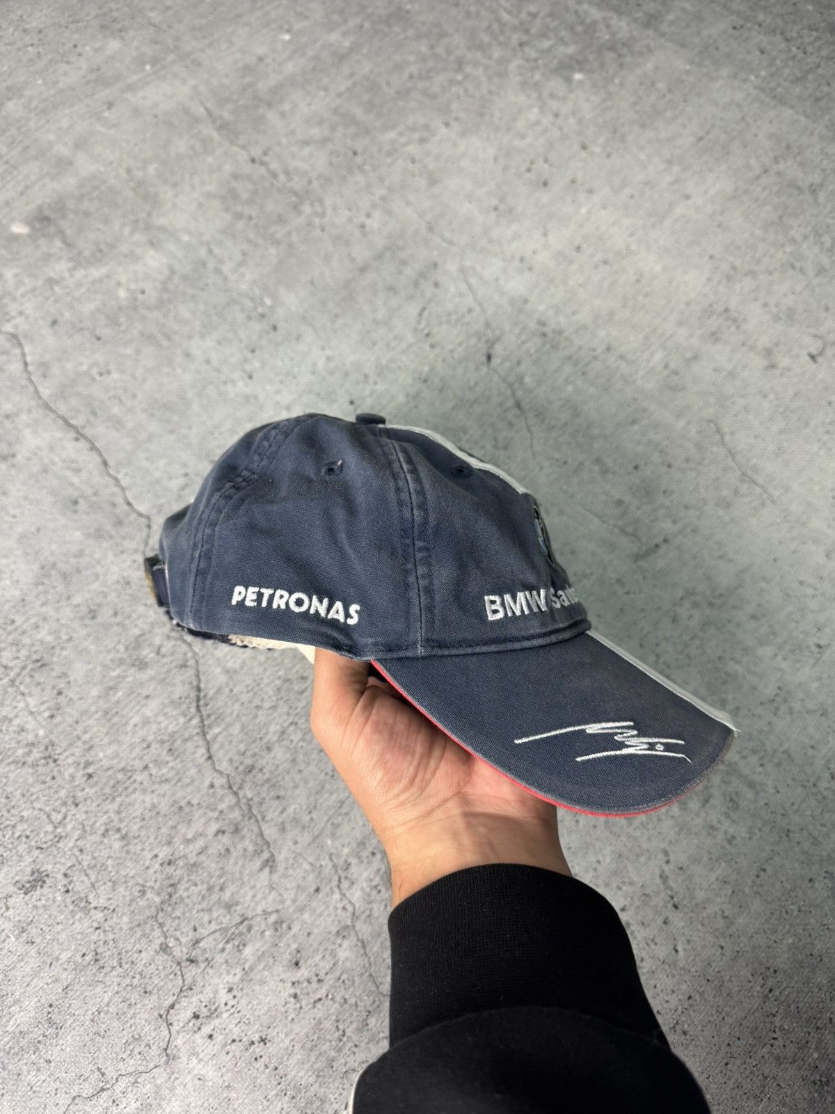 BMW Vintage 00s BMW Sauber F1 Team Intel Petronas Racing Cap y2k Size ONE SIZE - 2 Thumbnail